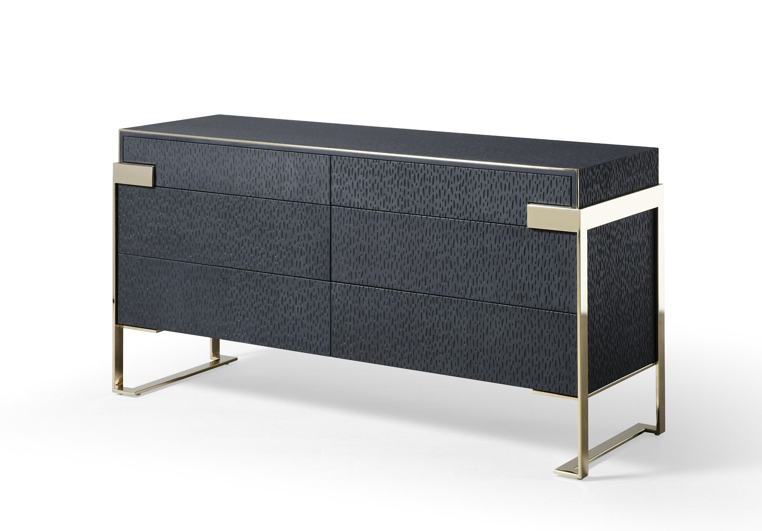 Athena & Rothsay Modern Fabric and Wenge Bedroom Set
