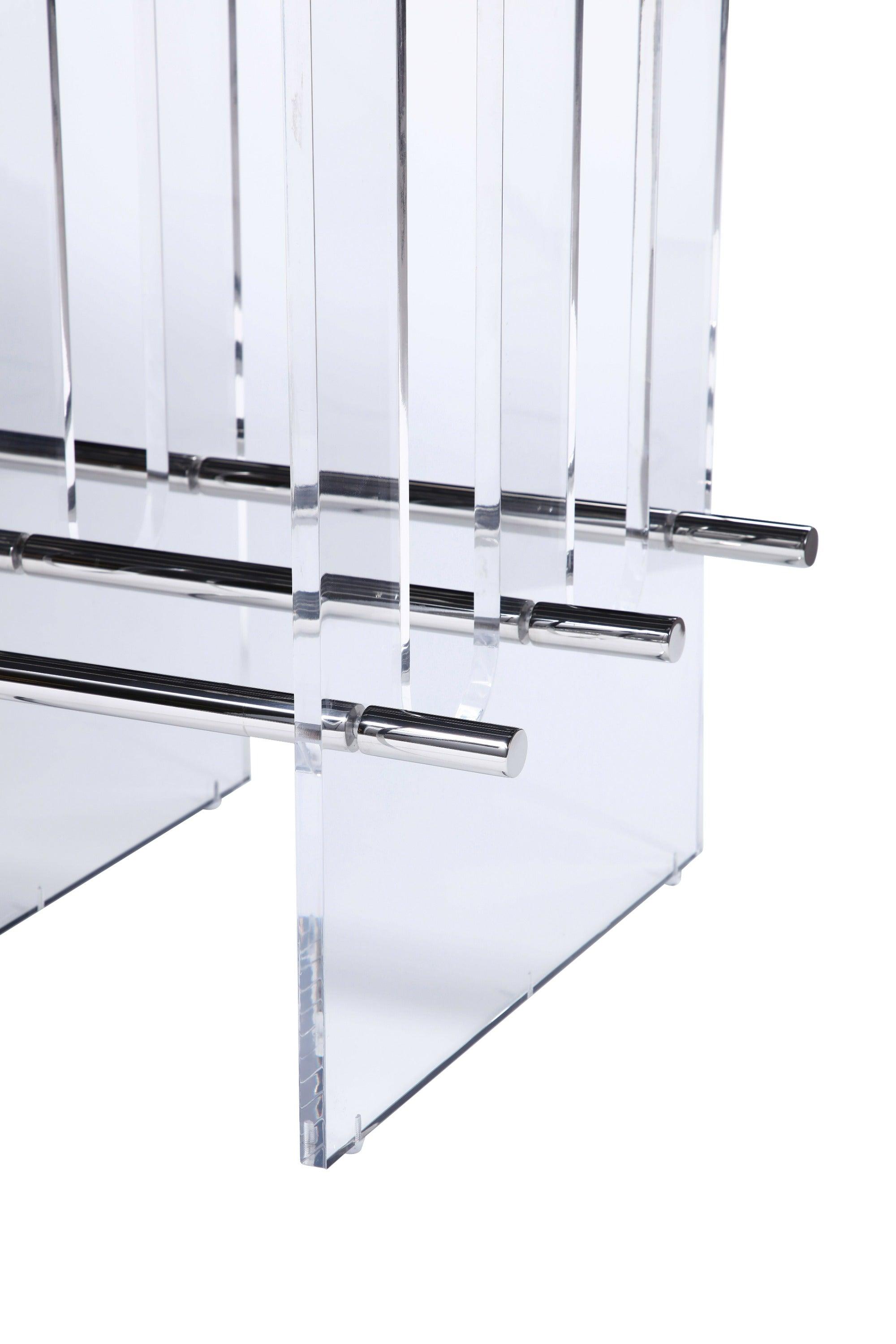 Inverness Contemporary Acrylic Dining Table