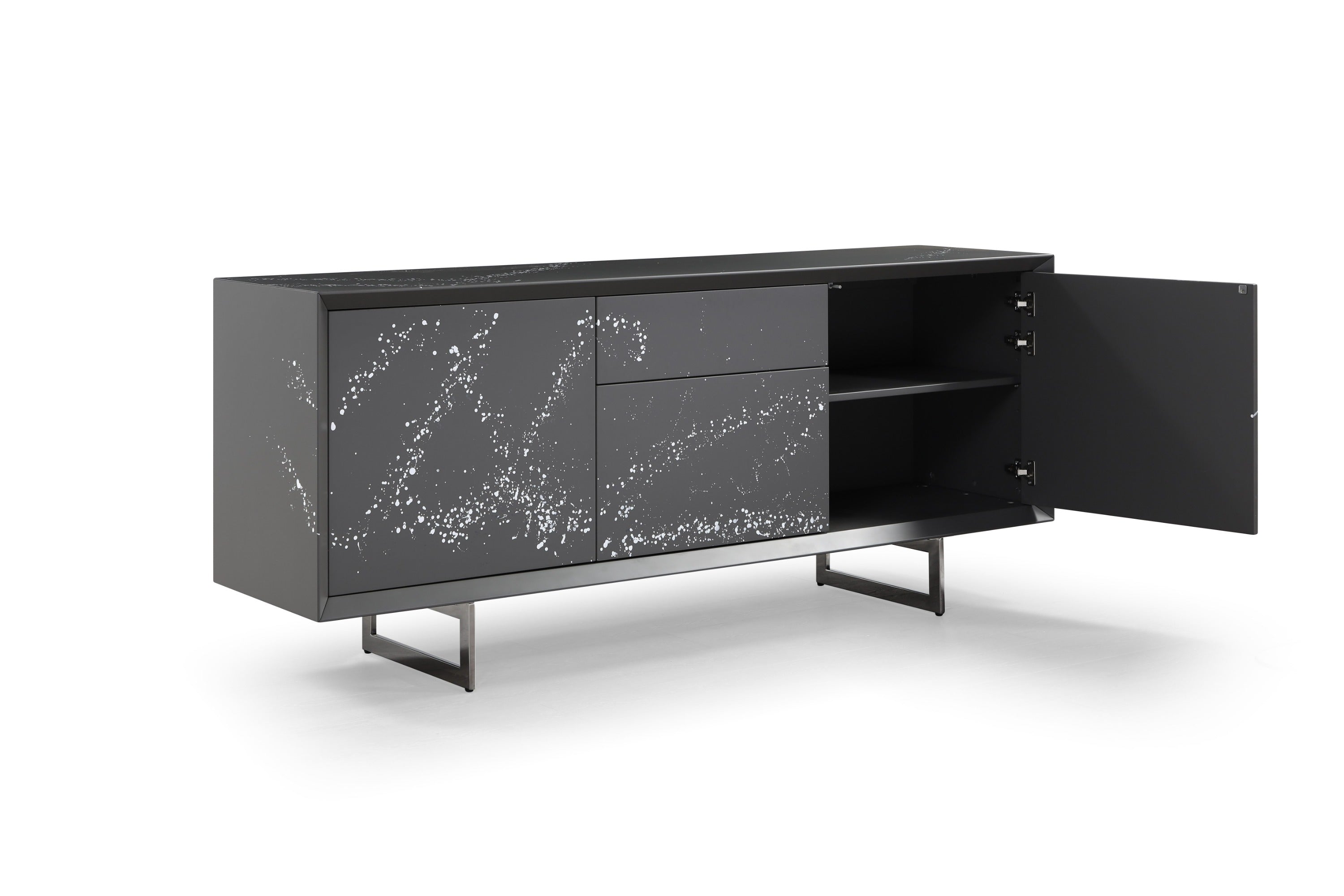 Hawick Contemporary Abstract Paint Buffet