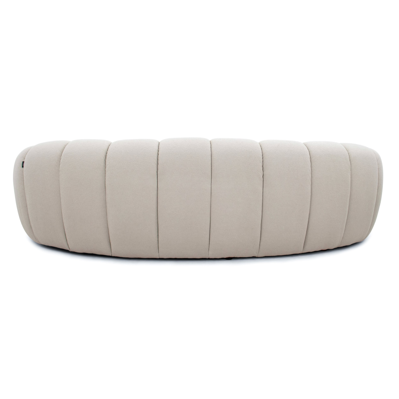 Yolonda Modern Curved Fabric Sofa