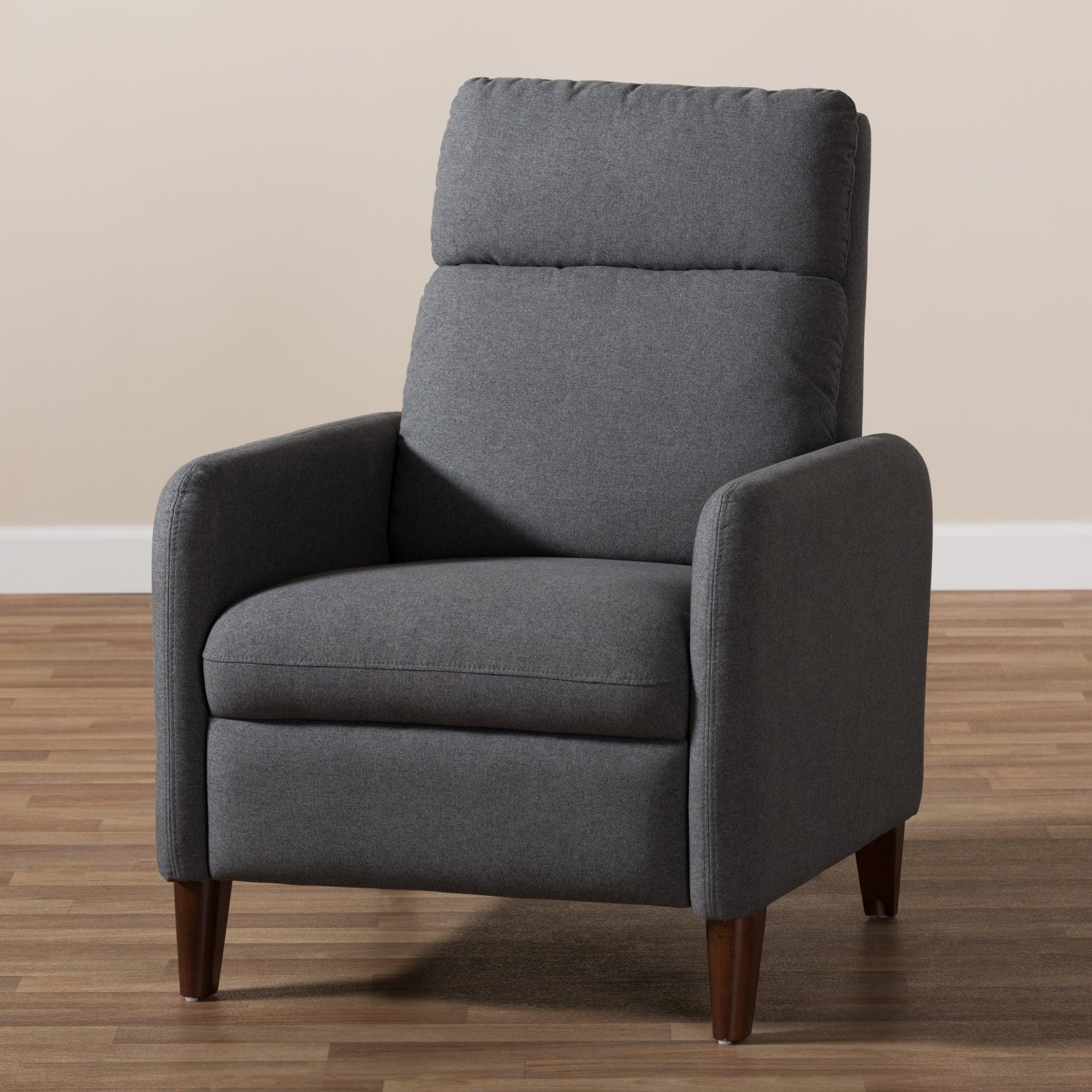 Casanova Mid-century Modern Fabric Upholstered Lounge Chair