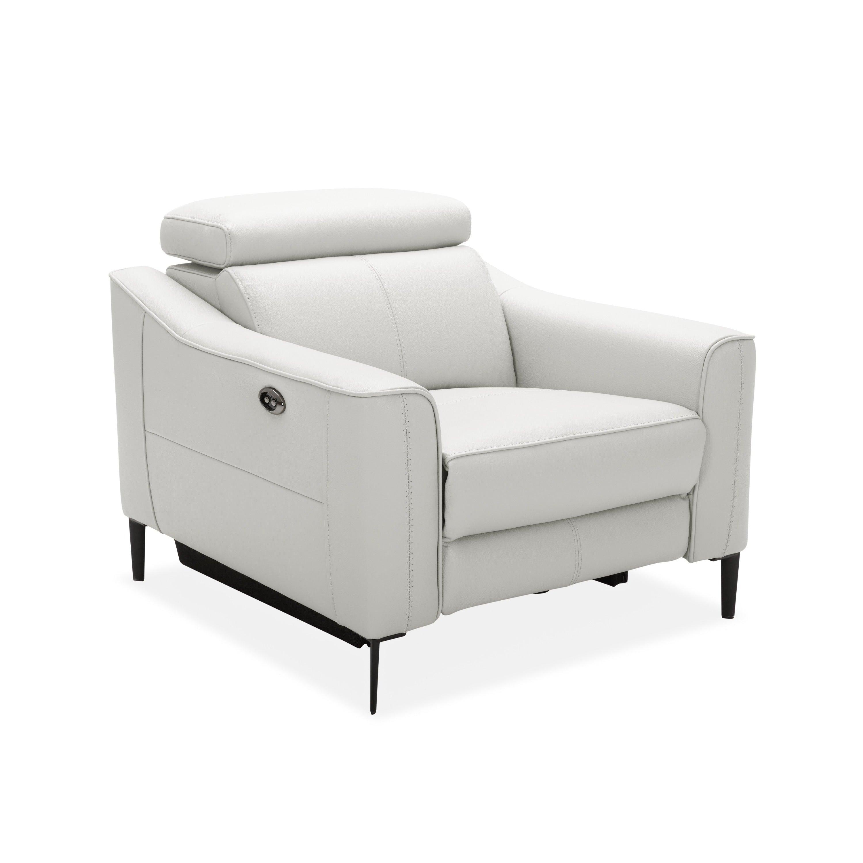 Divani Casa Eden Modern Leather Recliner Chair