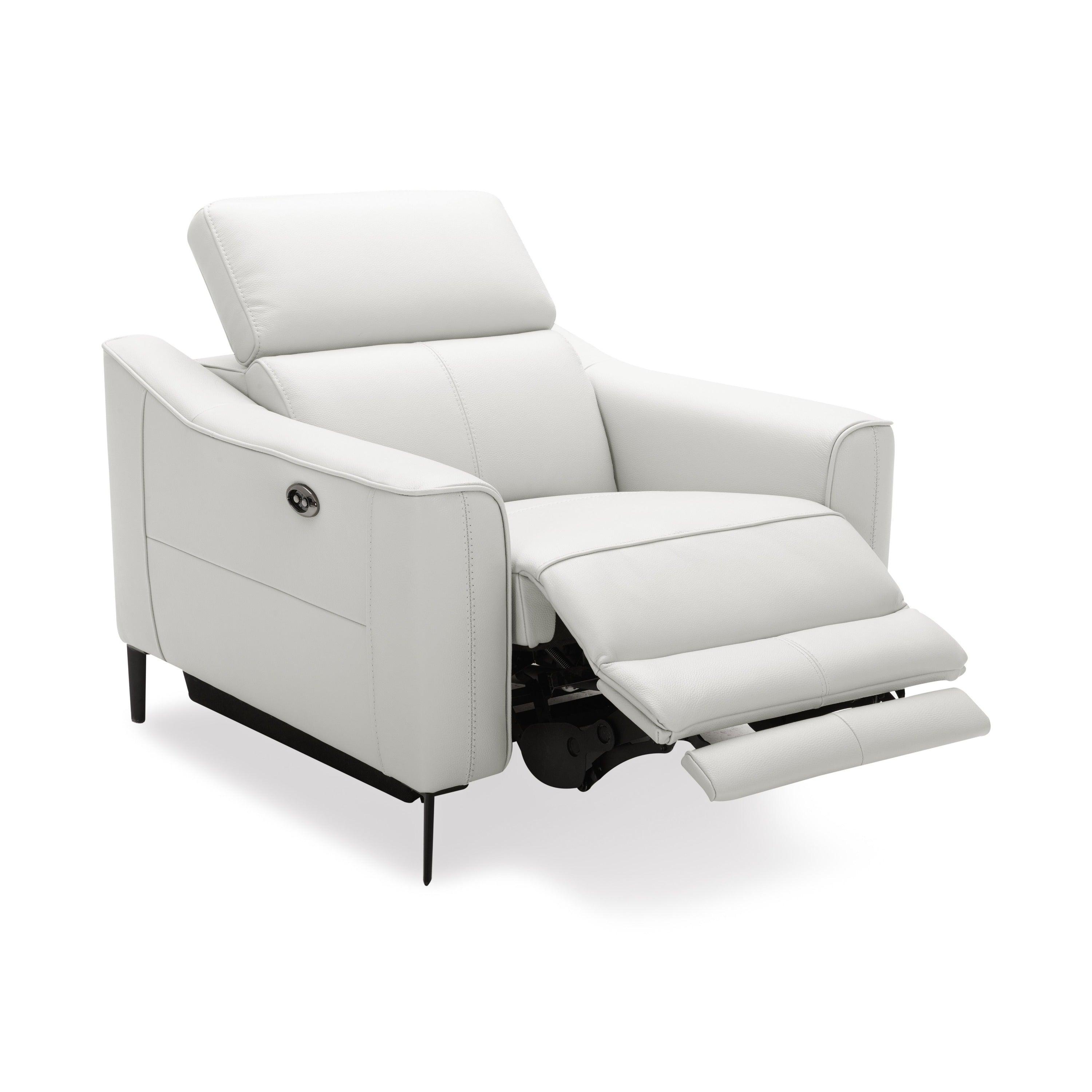 Divani Casa Eden Modern Leather Recliner Chair