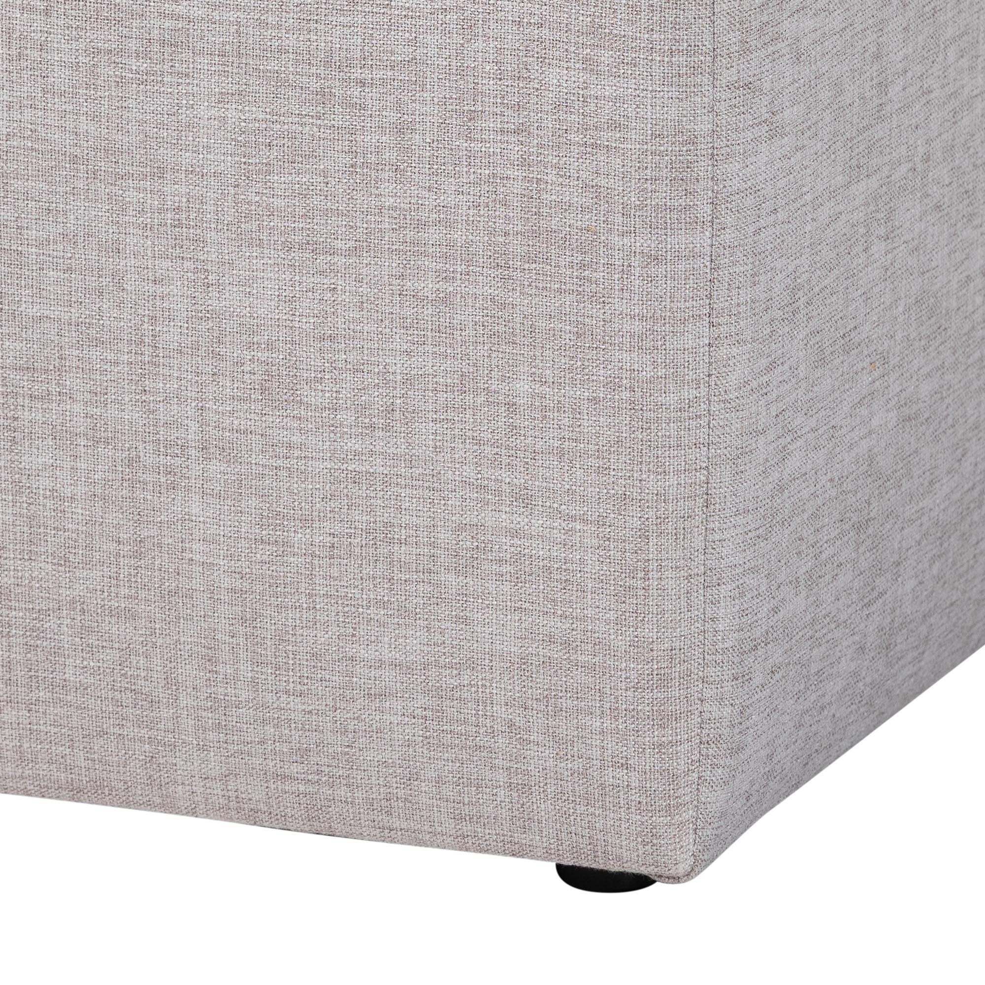 Corinne Modern and Contemporary Fabric Upholstered Ottoman