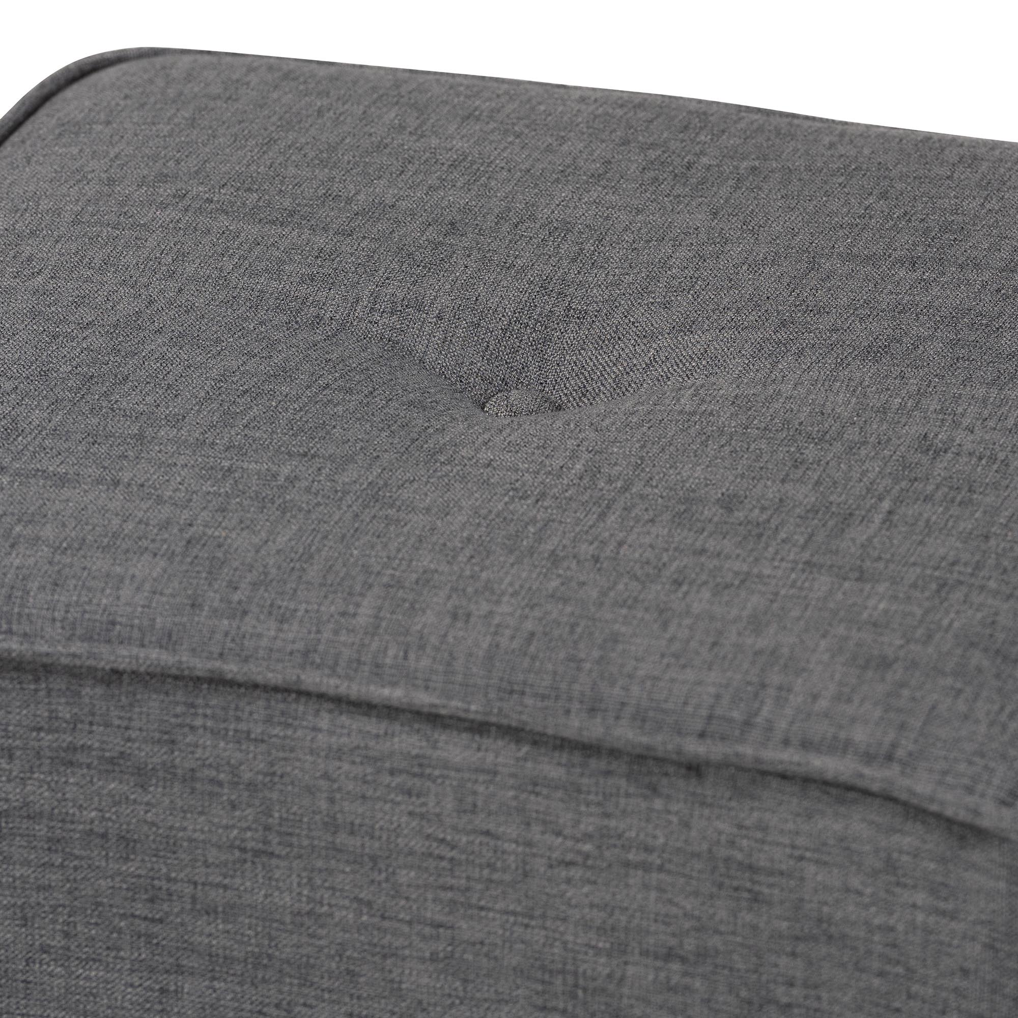 Corinne Modern and Contemporary Fabric Upholstered Ottoman