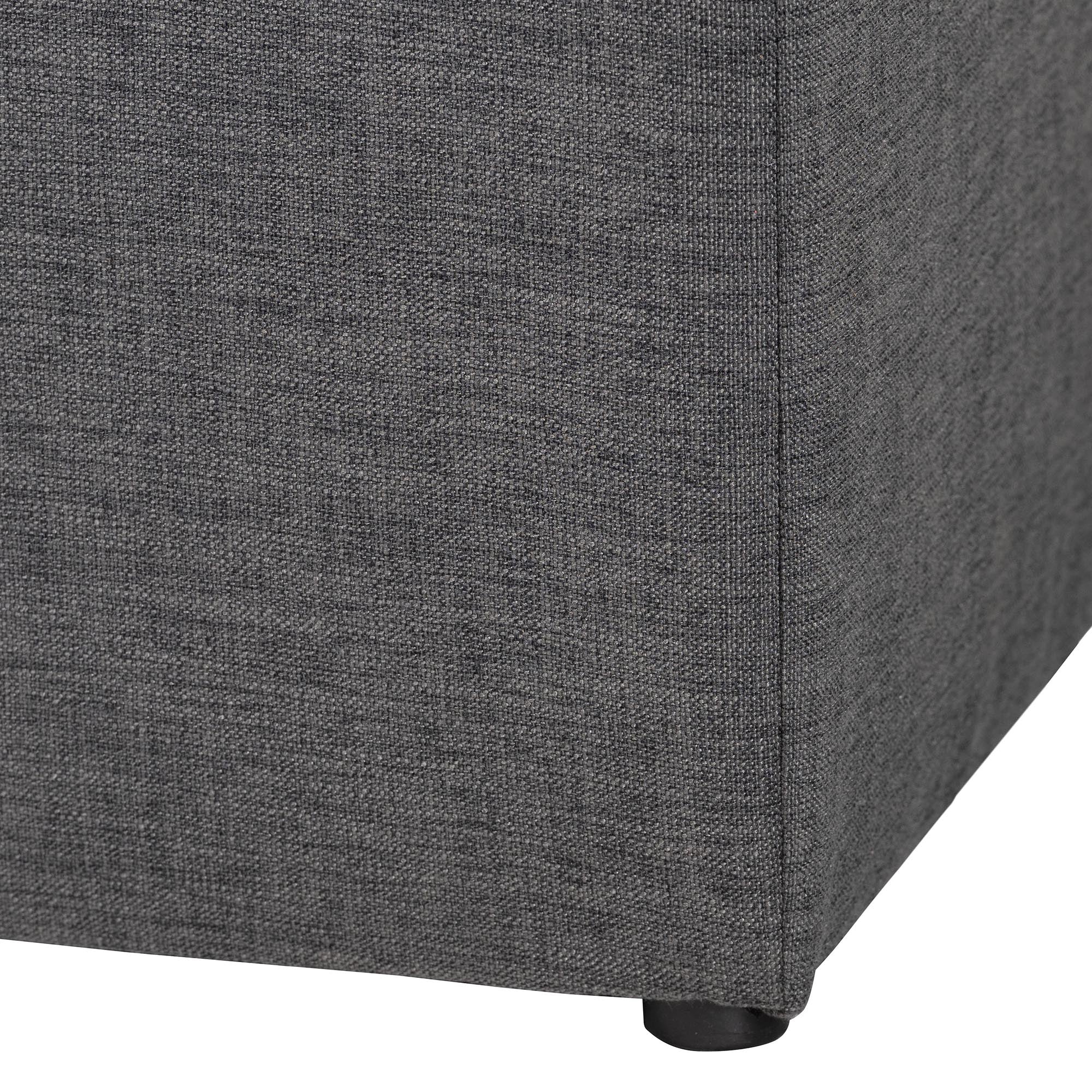 Corinne Modern and Contemporary Fabric Upholstered Ottoman