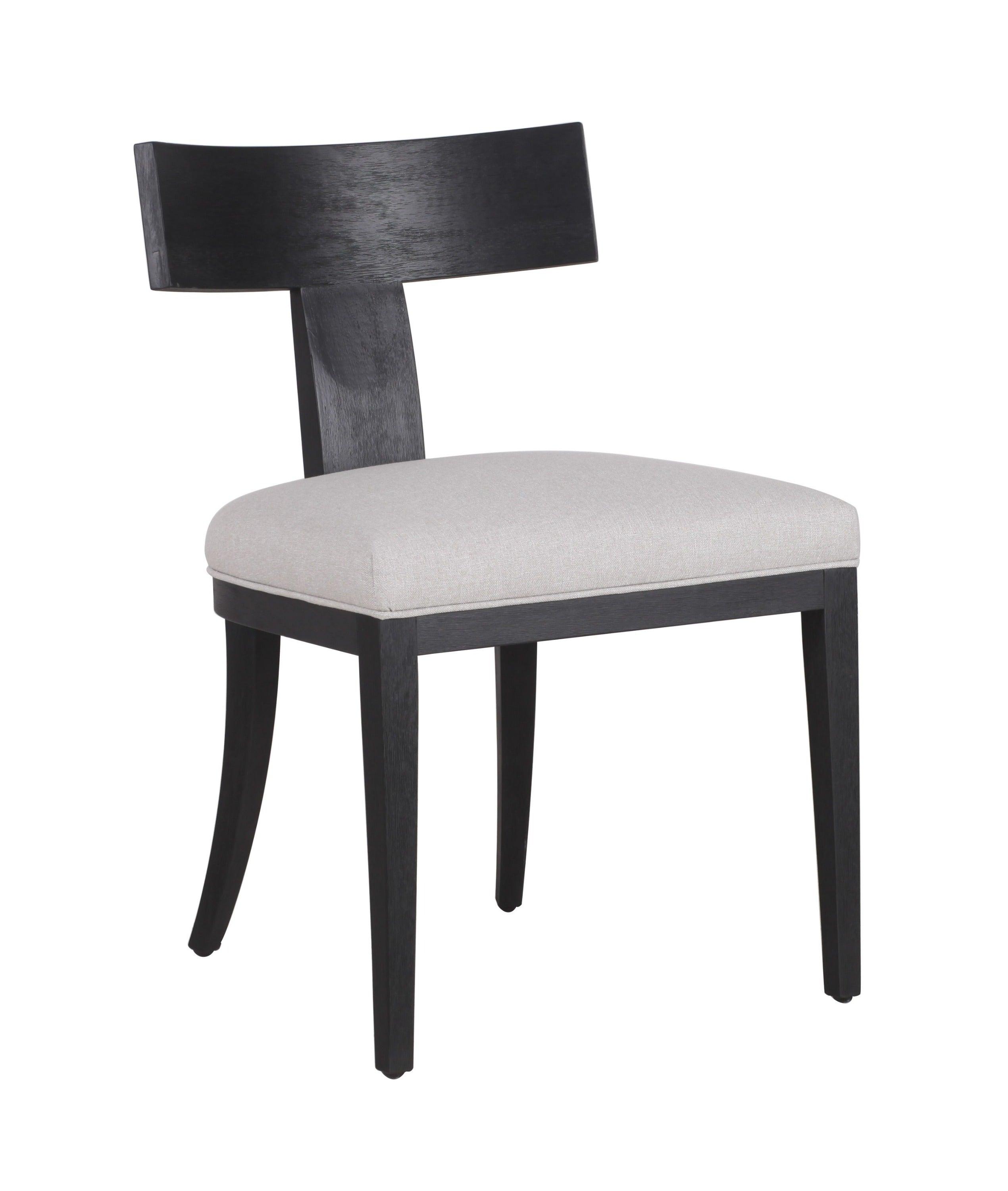 Modrest Fabien MidCentury Modern Linen Dining Chair (Set of 2)