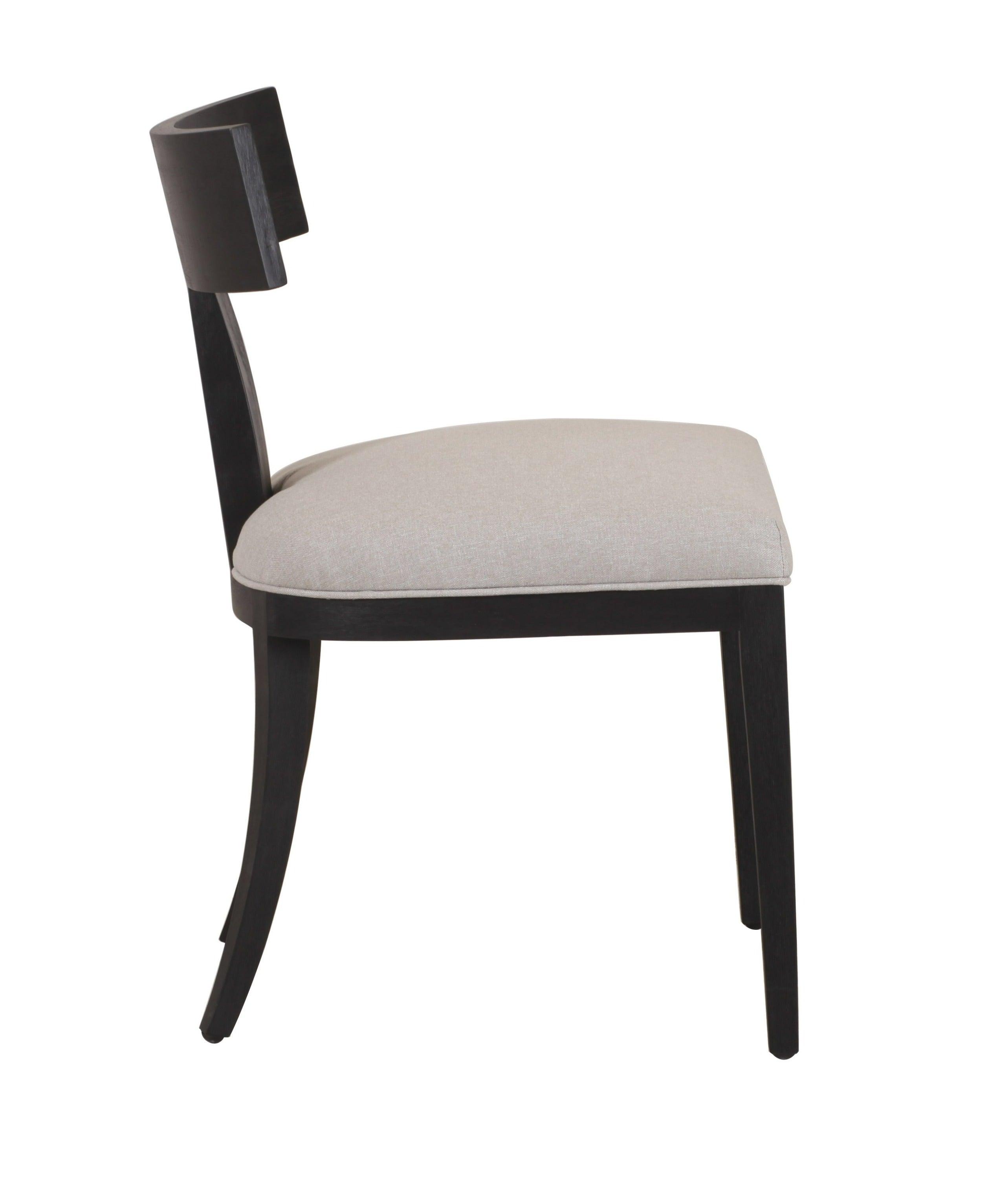 Modrest Fabien MidCentury Modern Linen Dining Chair (Set of 2)