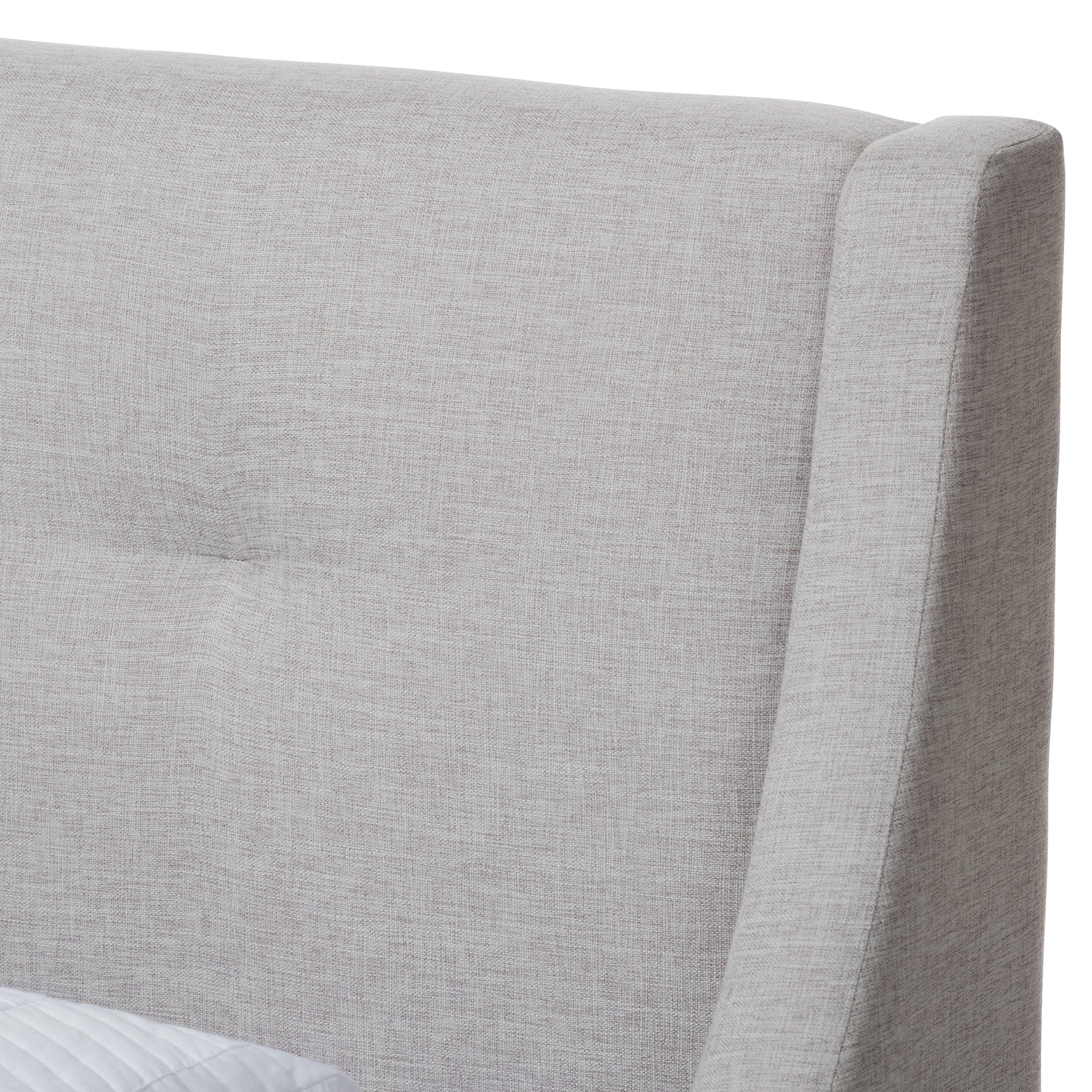 Louvain Modern and Contemporary Fabric Upholstered -Finished Sized Platform Bed