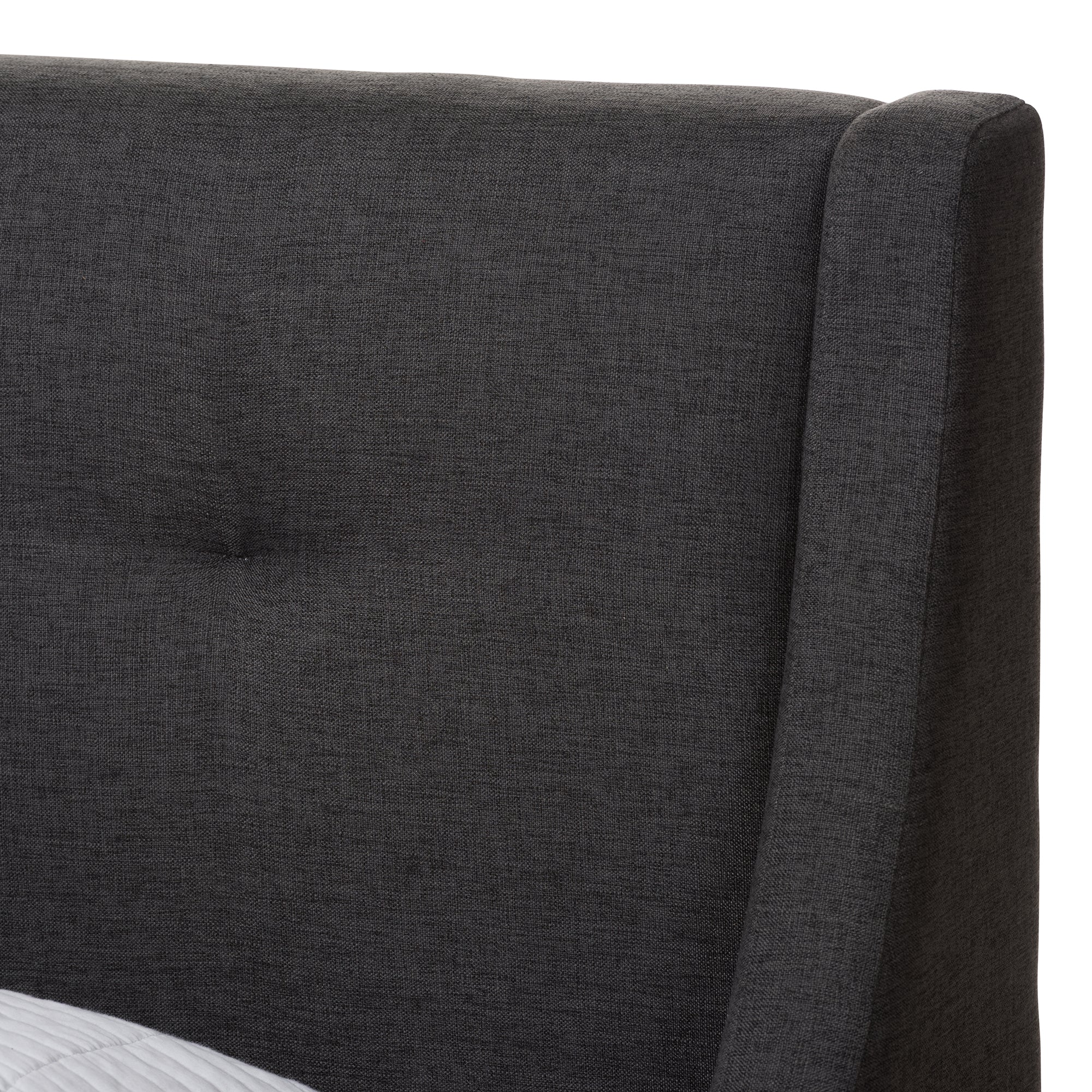 Louvain Modern and Contemporary Fabric Upholstered -Finished Sized Platform Bed