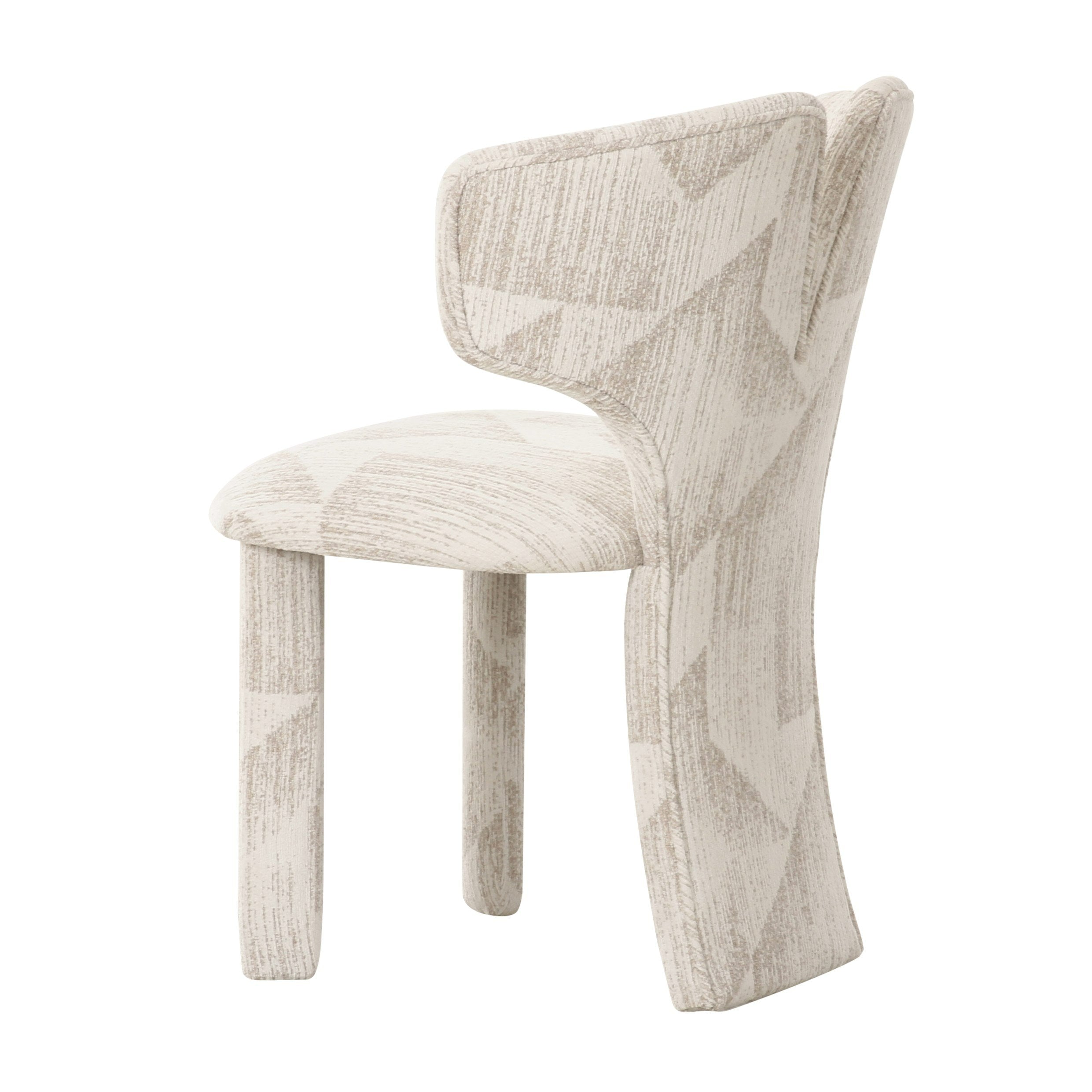 Modrest Masuda Modern Pattern Fabric Dining Chair (Set of 2)