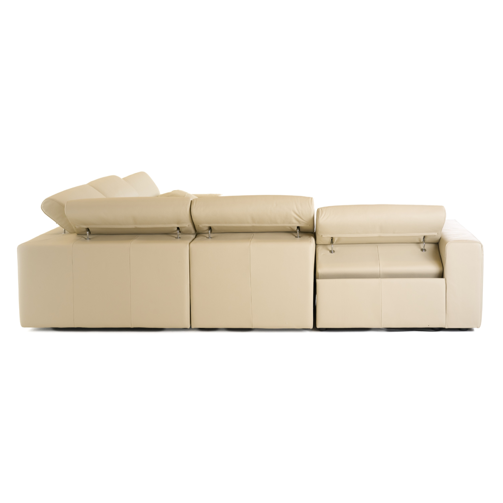 Dalton Modern Italian Leather Sectional Sofa Recliners
