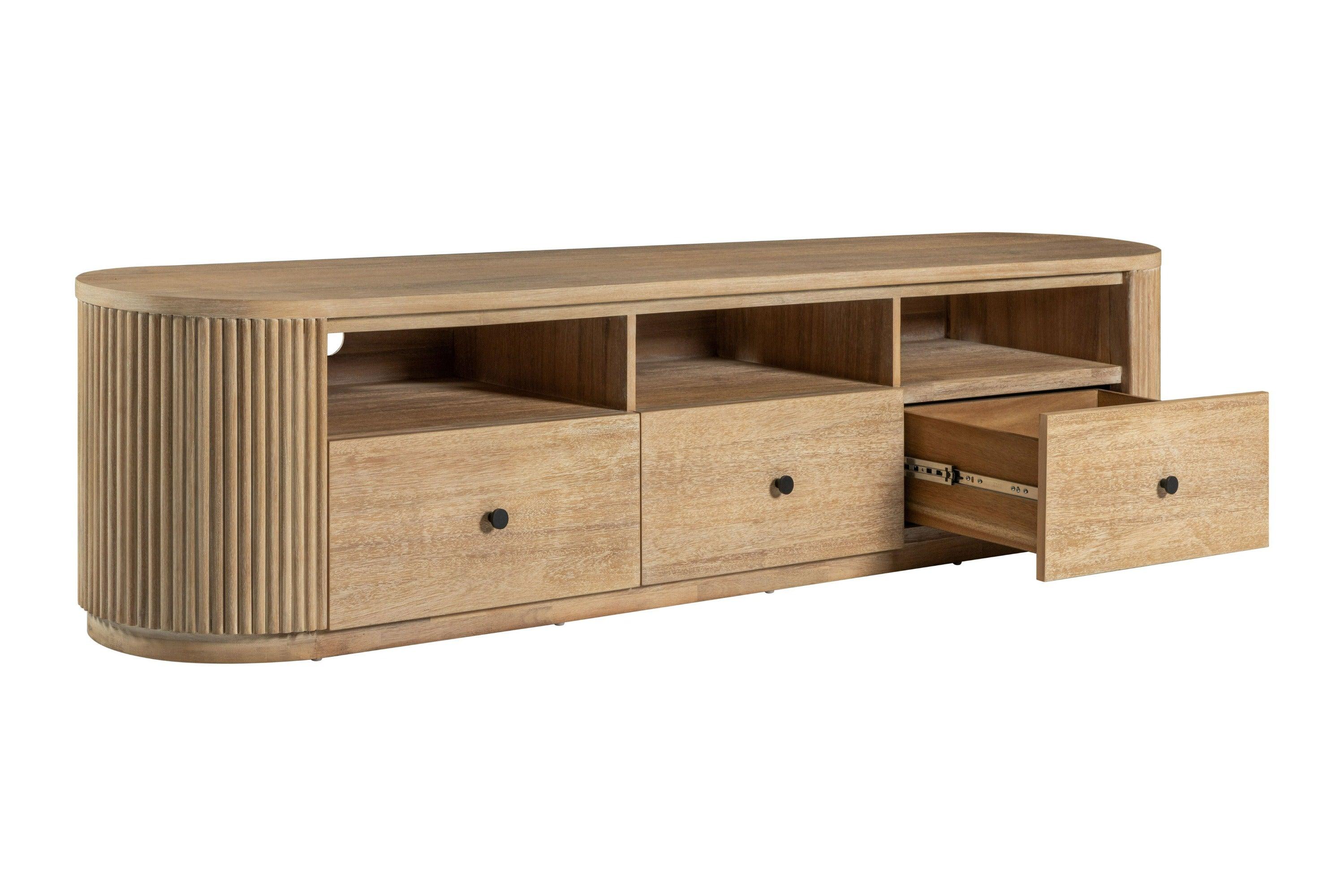 Modrest Jacobson Modern Natural Acacia TV Stand