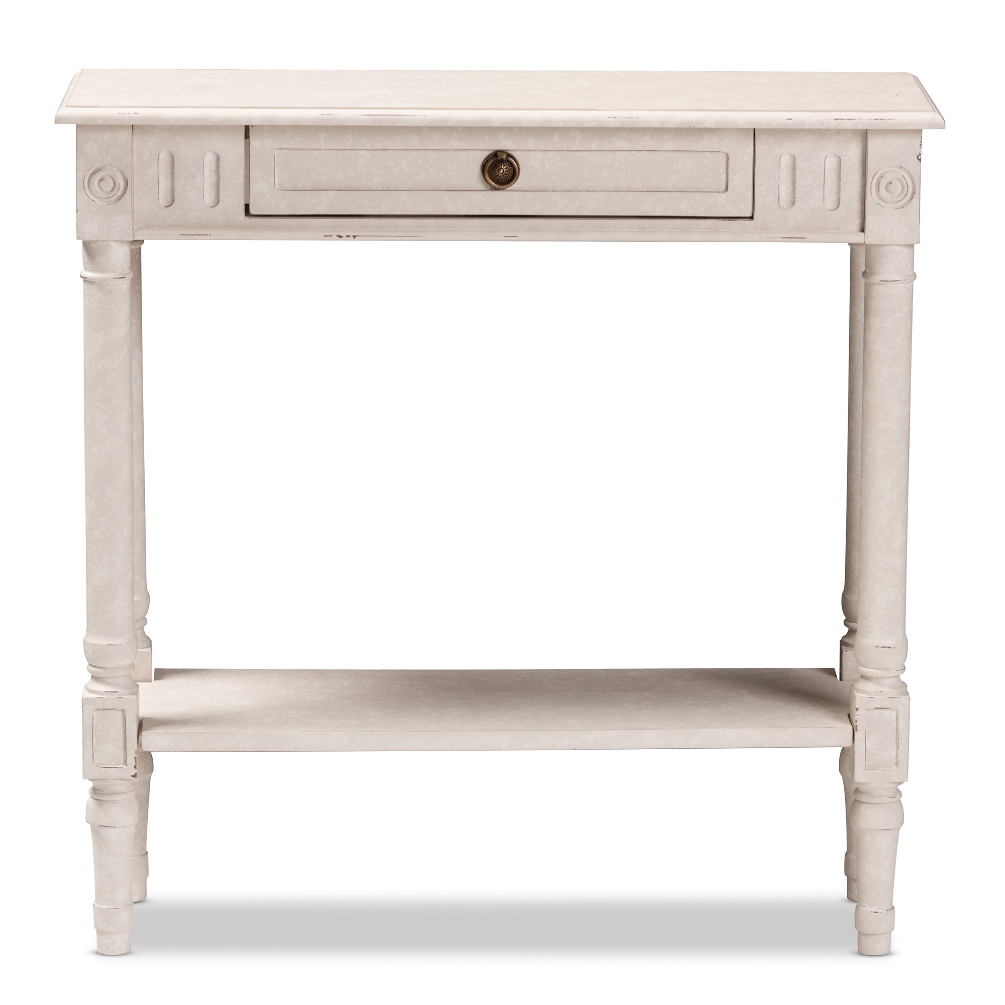 Ariella Country Cottage Farmhouse 1-Drawer Console Table