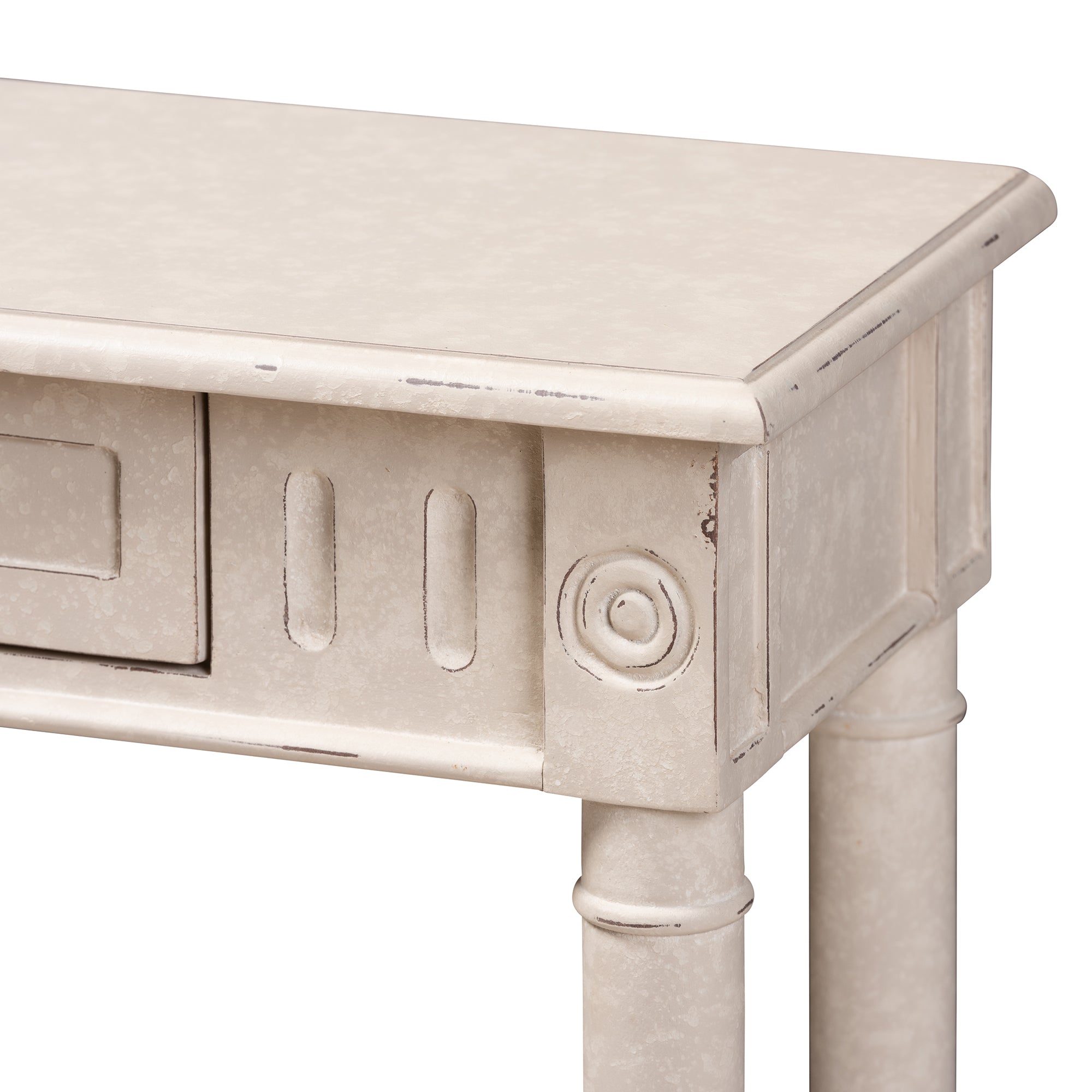 Ariella Country Cottage Farmhouse 1-Drawer Console Table