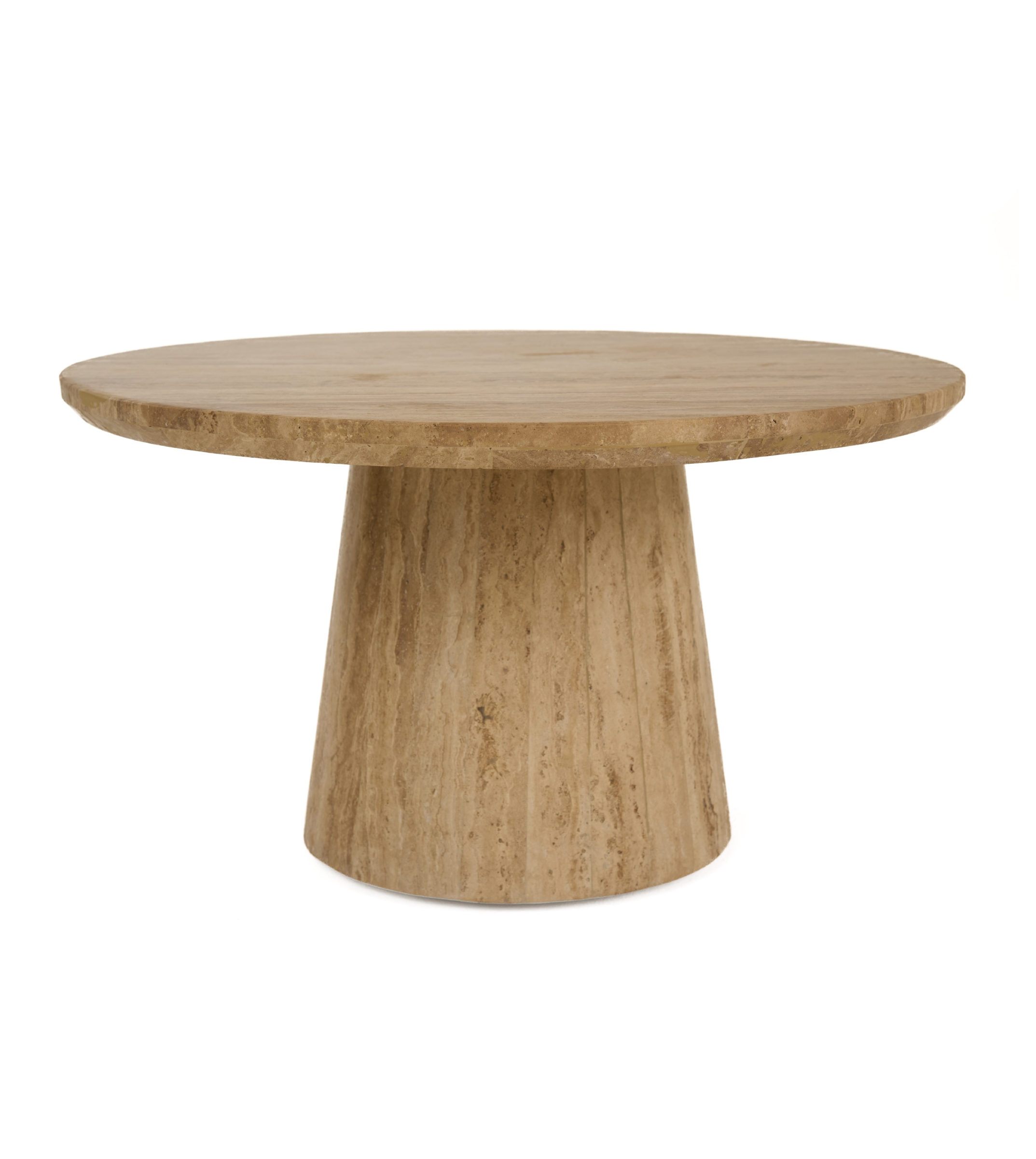 Velma Modern Travertine Marble Coffee Table