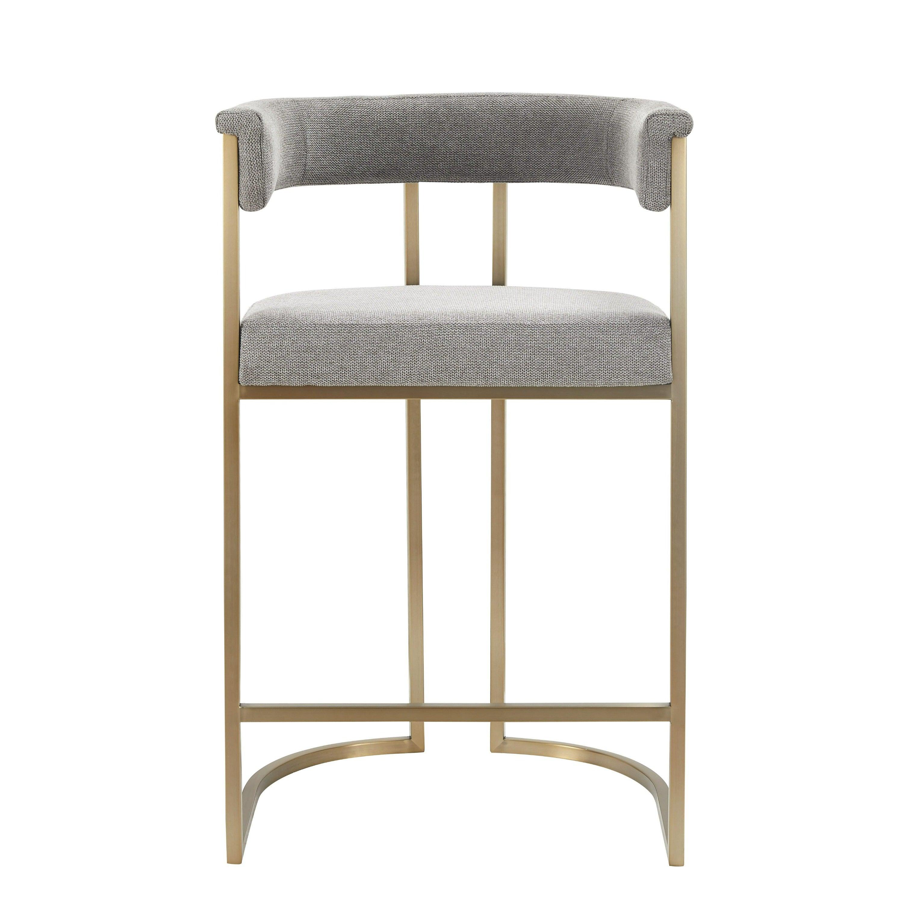 Modrest Byron Modern Fabric Antique Counter Chair