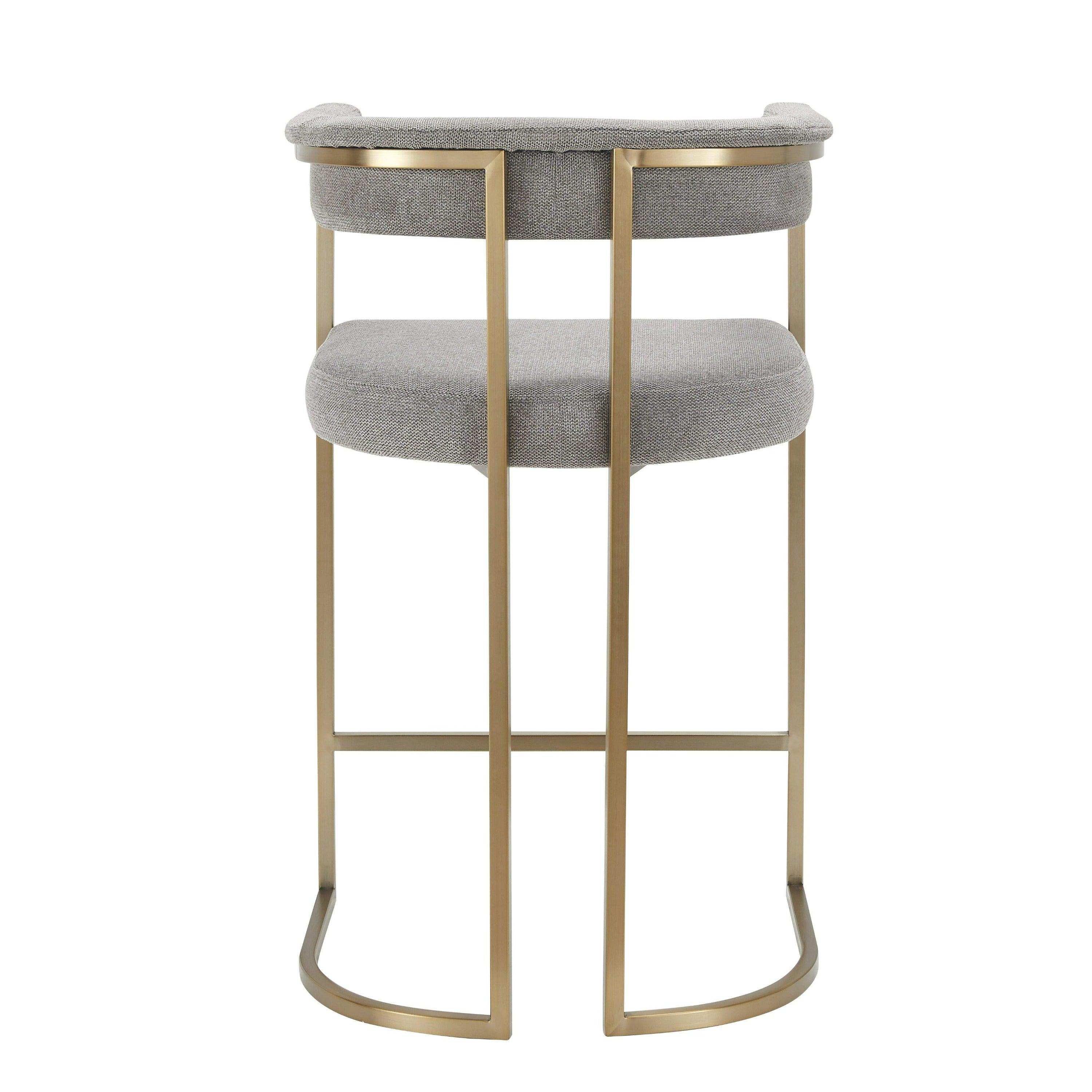 Modrest Byron Modern Fabric Antique Counter Chair