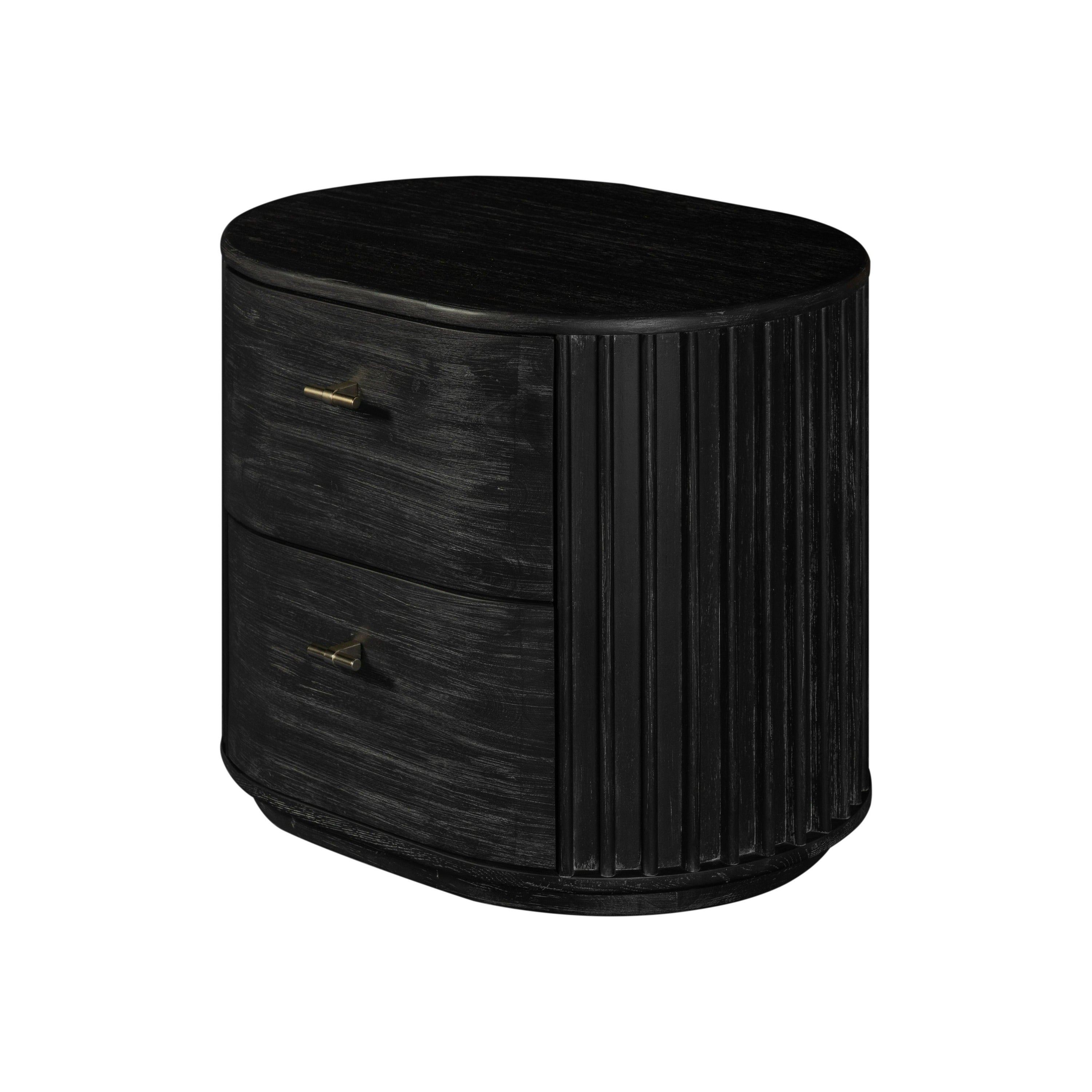 Fields Modern Acacia Nightstand