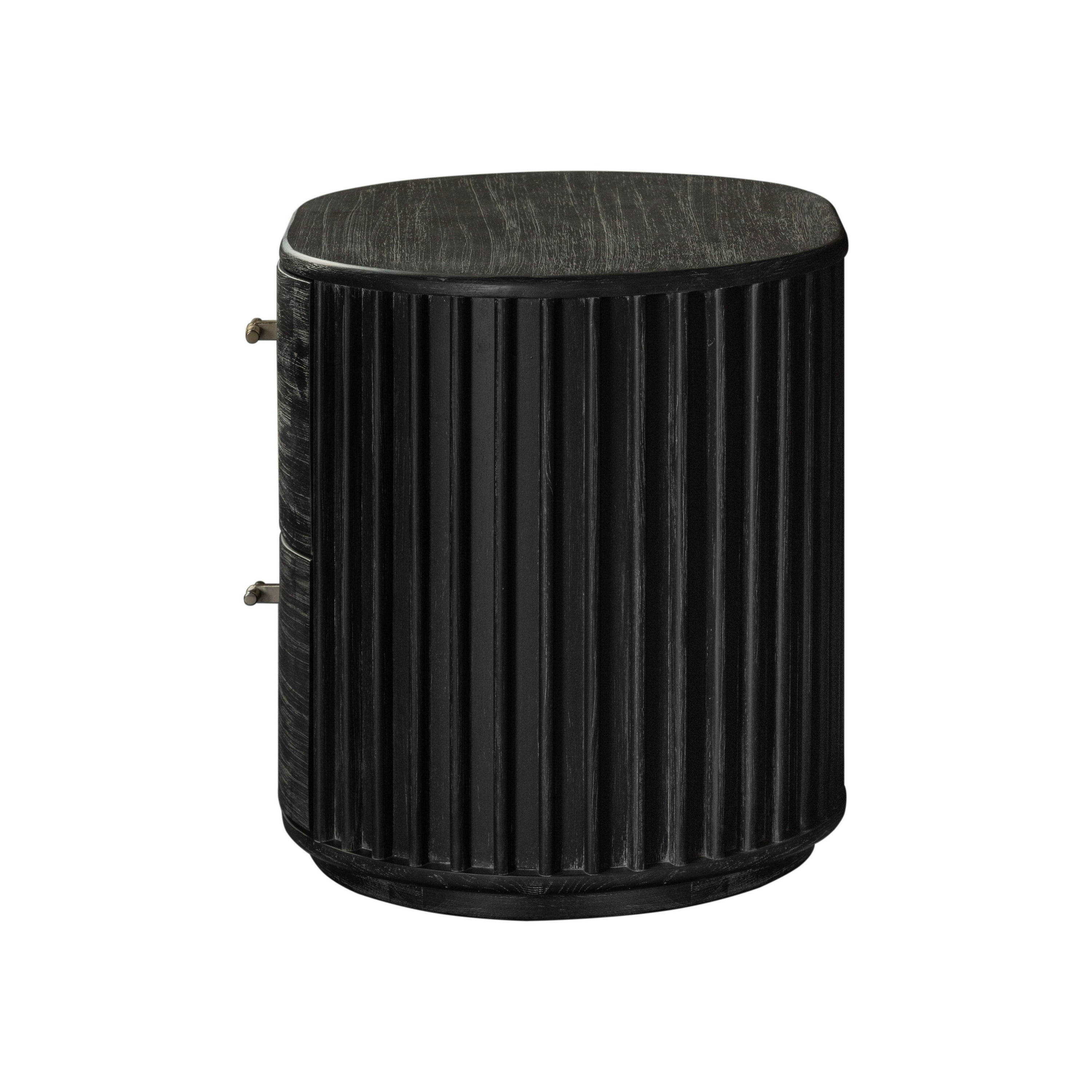 Fields Modern Acacia Nightstand