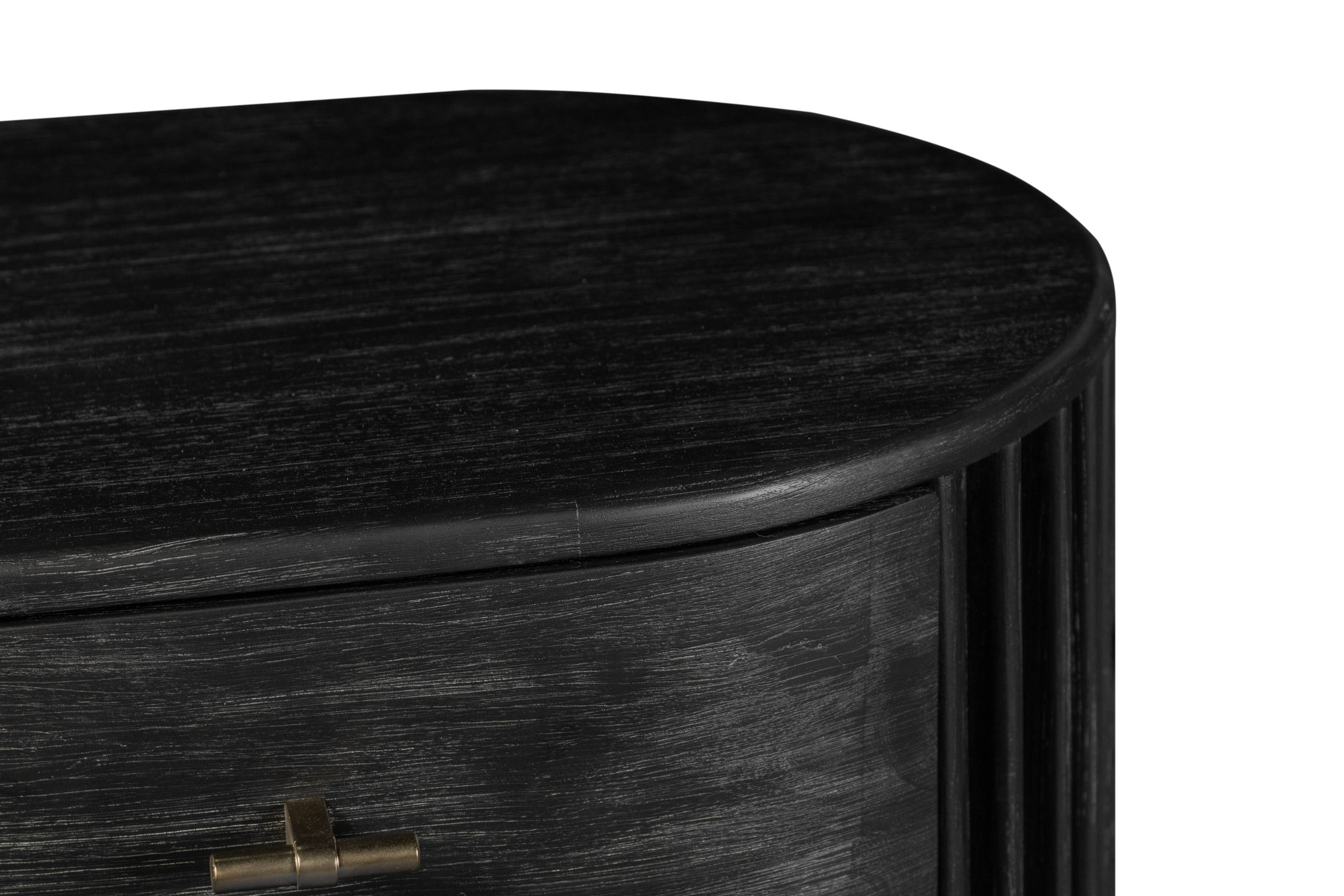 Fields Modern Acacia Nightstand