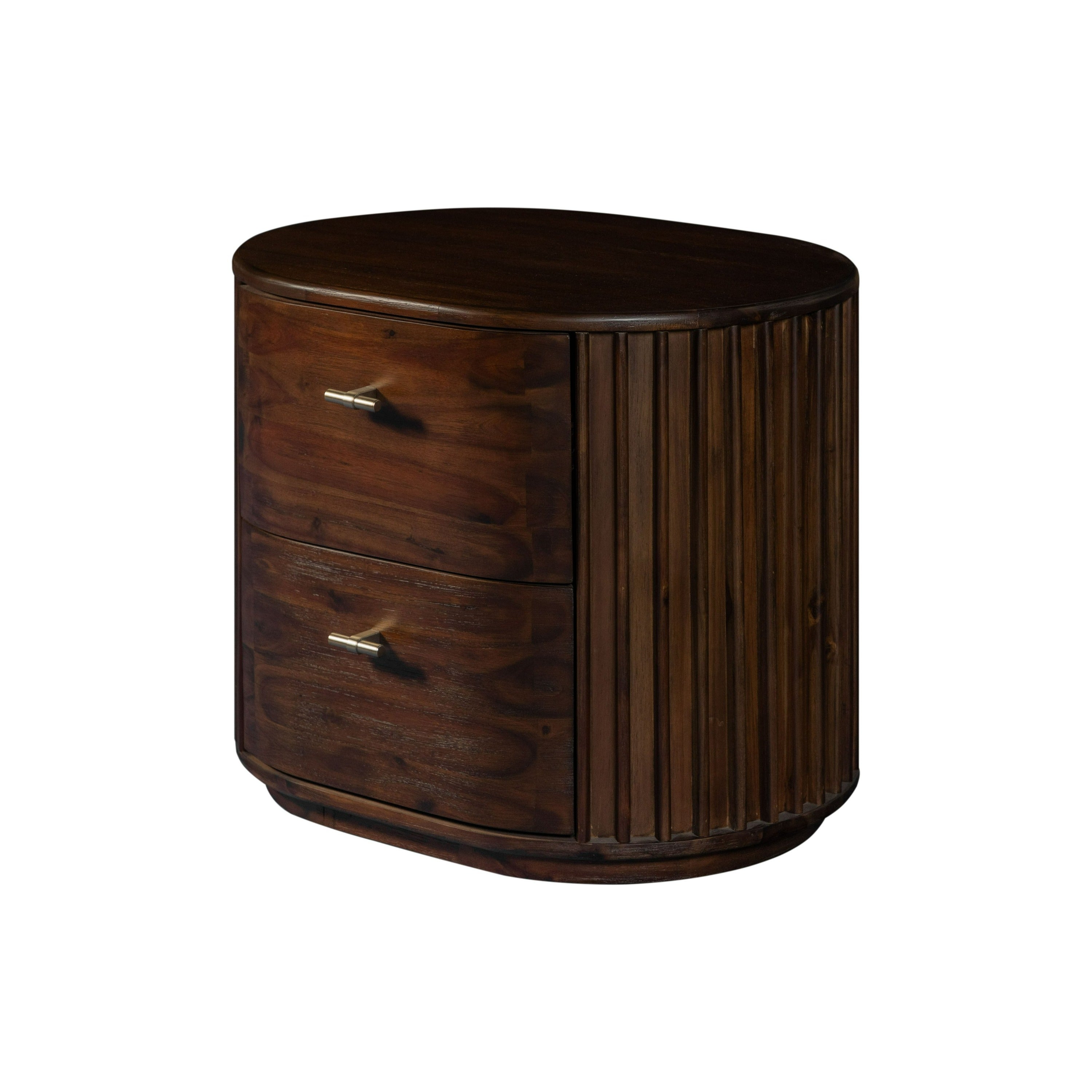 Fields Modern Acacia Nightstand