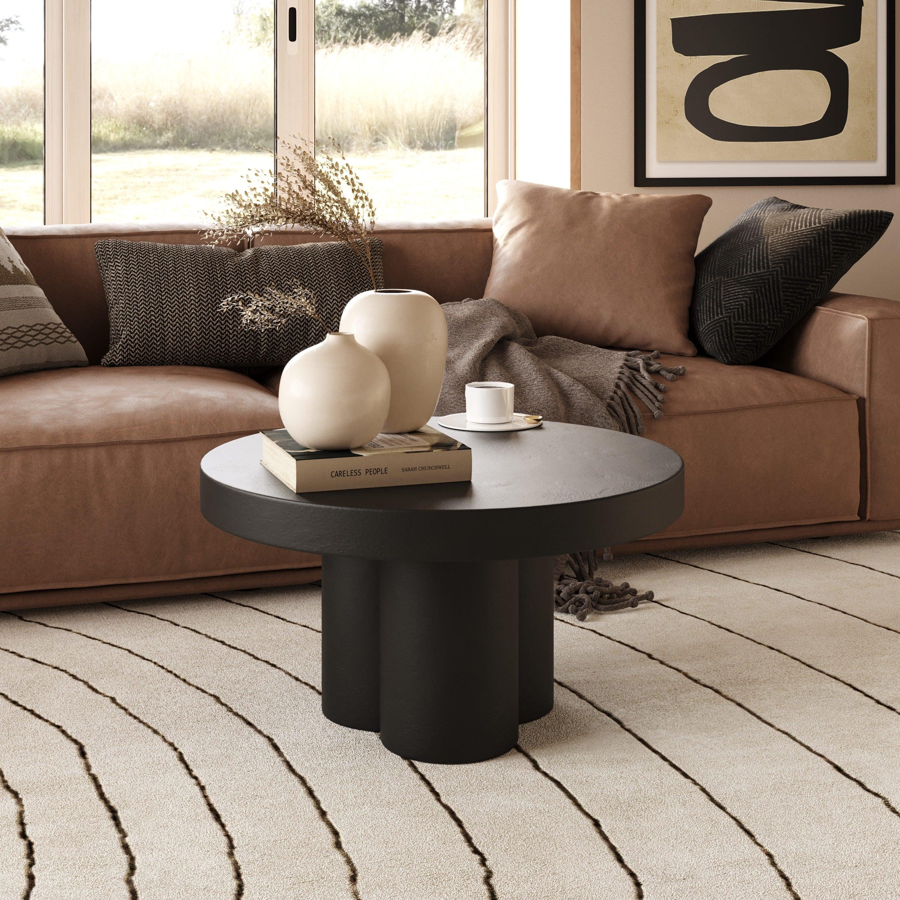 Bruni Modern Concrete Coffee Table