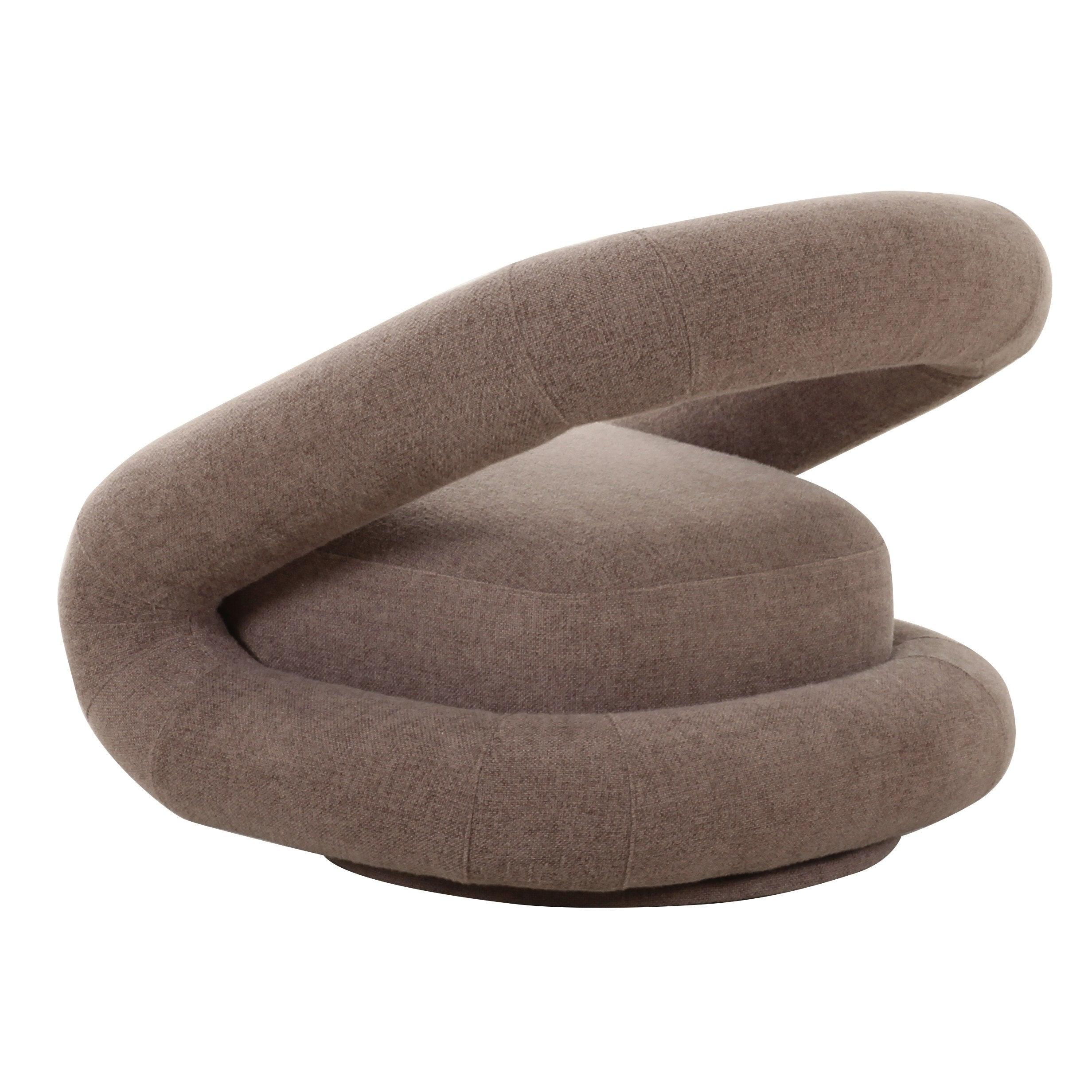 Divani Casa Tony Modern Fabric Swivel Accent Chair