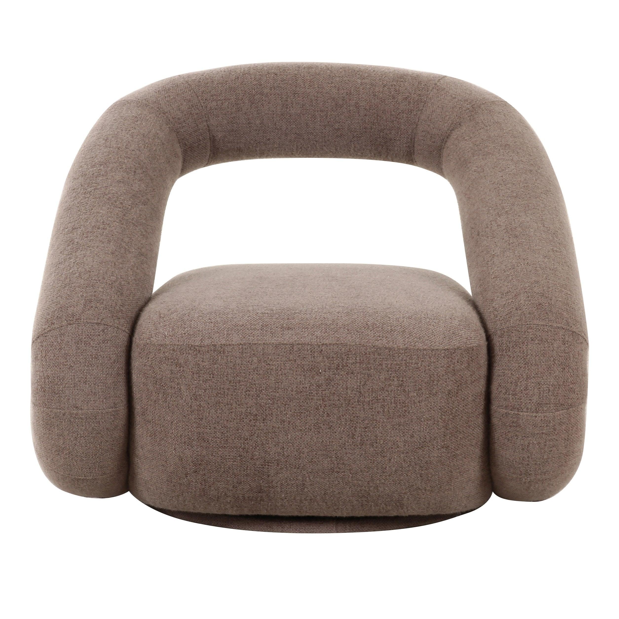 Divani Casa Tony Modern Fabric Swivel Accent Chair