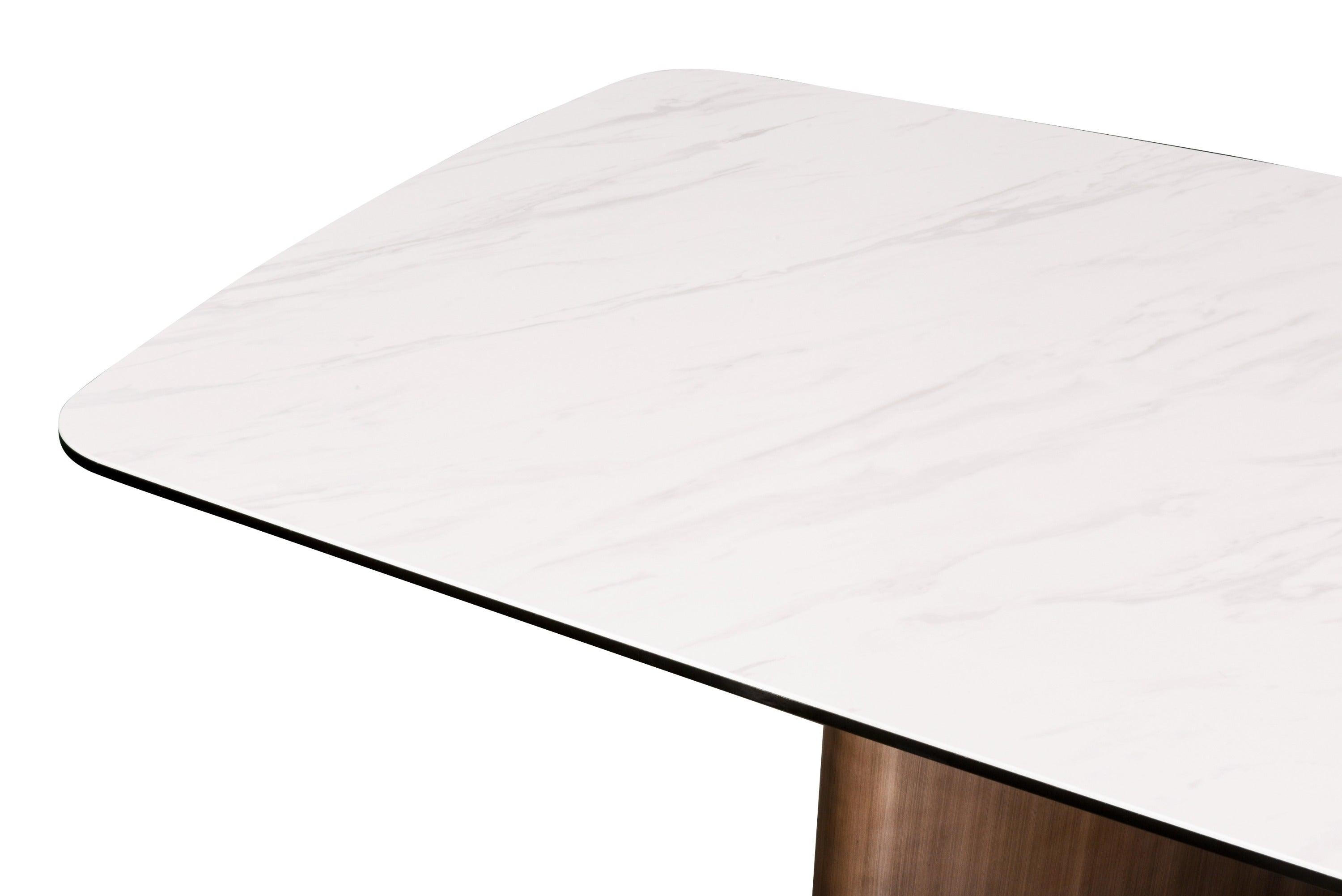 Bounty Modern Ceramic and Antique Dining Table