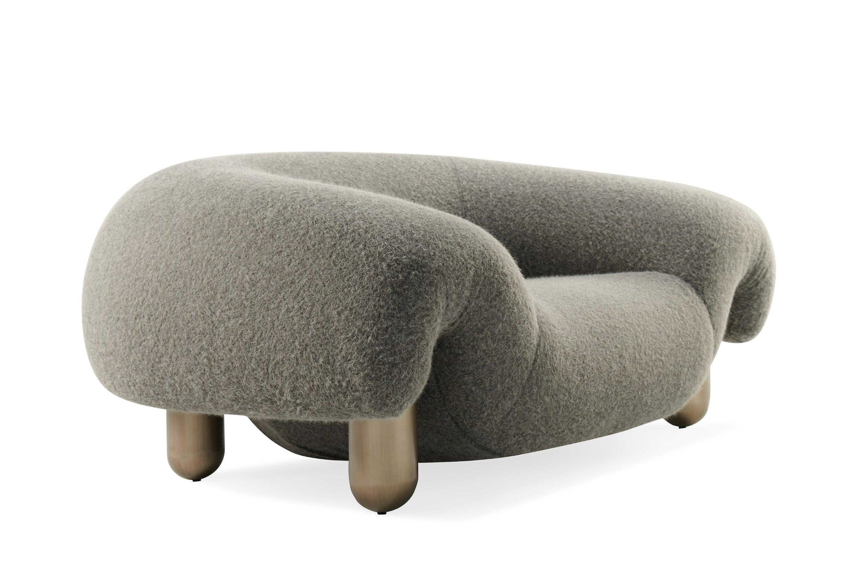 Divani Casa Clarity Contemporary Fabric Accent Chair