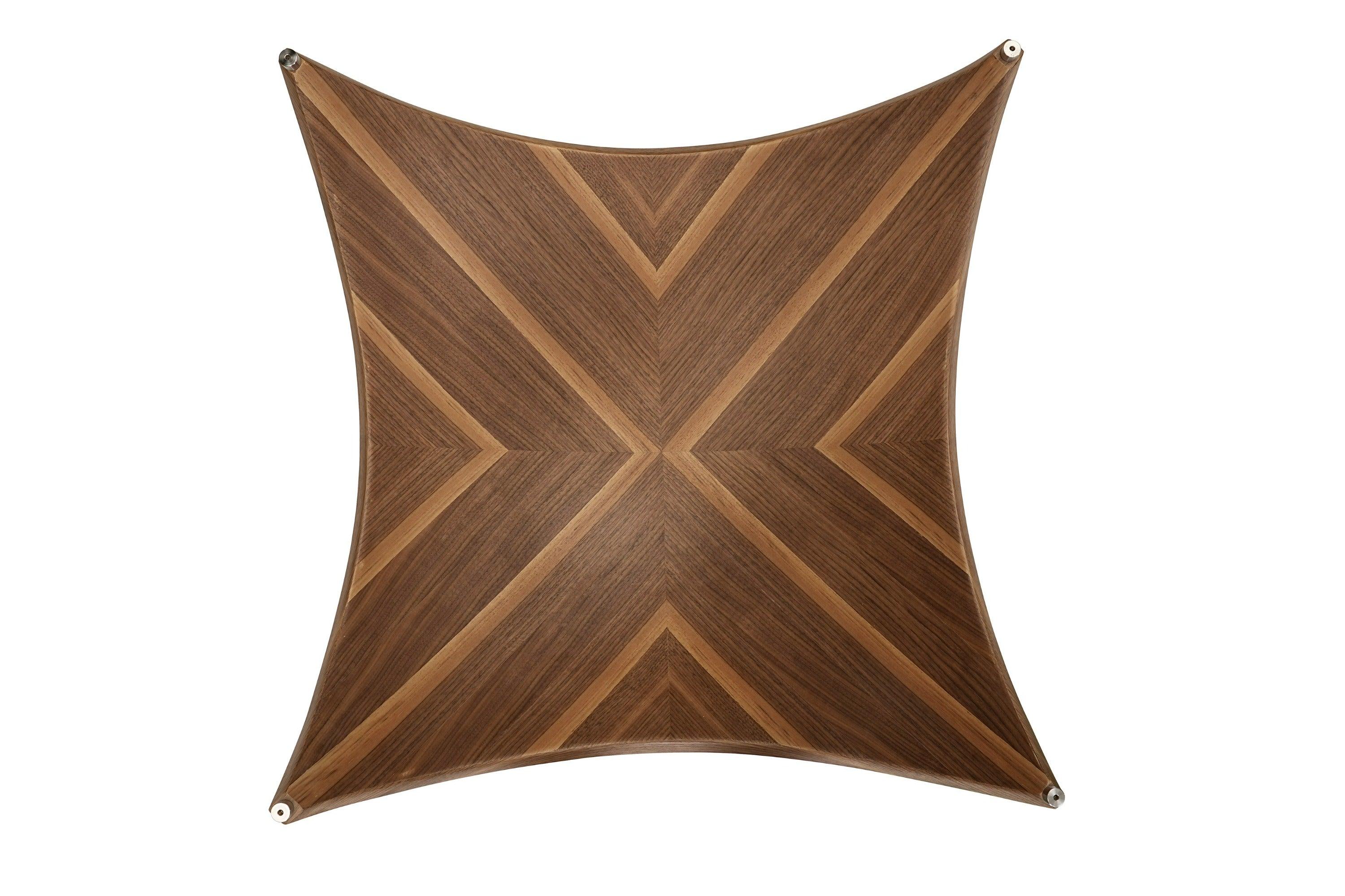 Modrest Sunrise Contemporary Glass Round Coffee Table