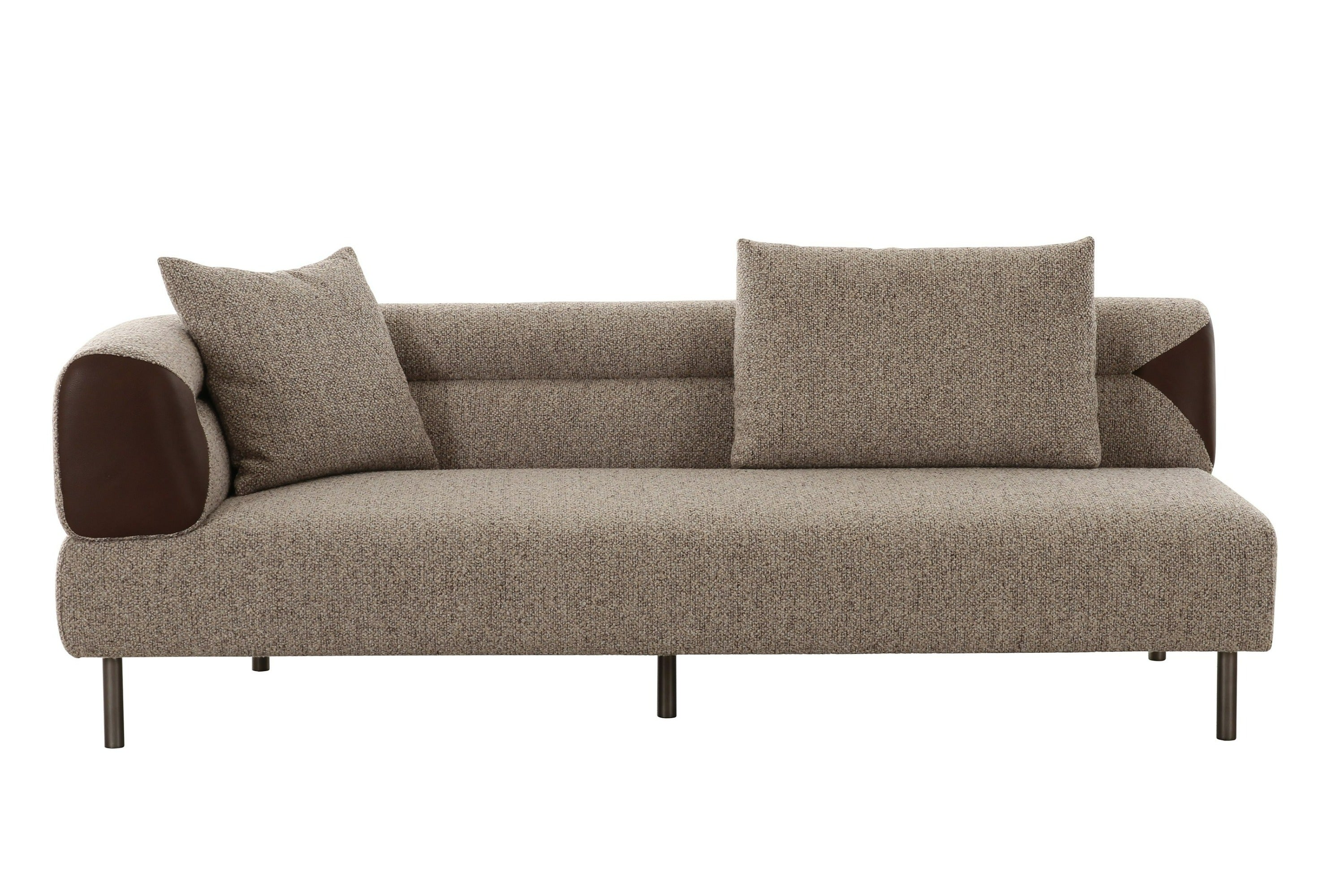 Plume Modern Fabric Sectional Sofa