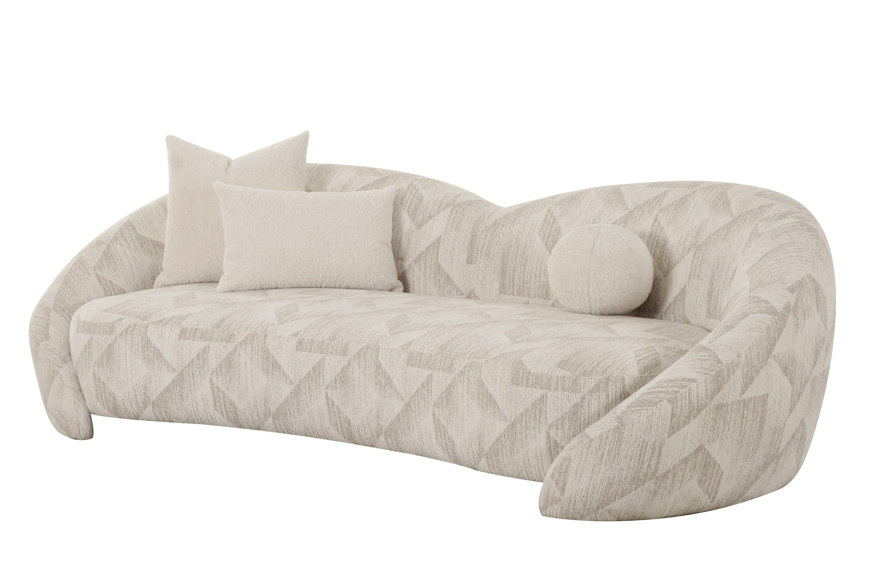 Divani Casa Gentle Modern Pattern Fabric Sofa
