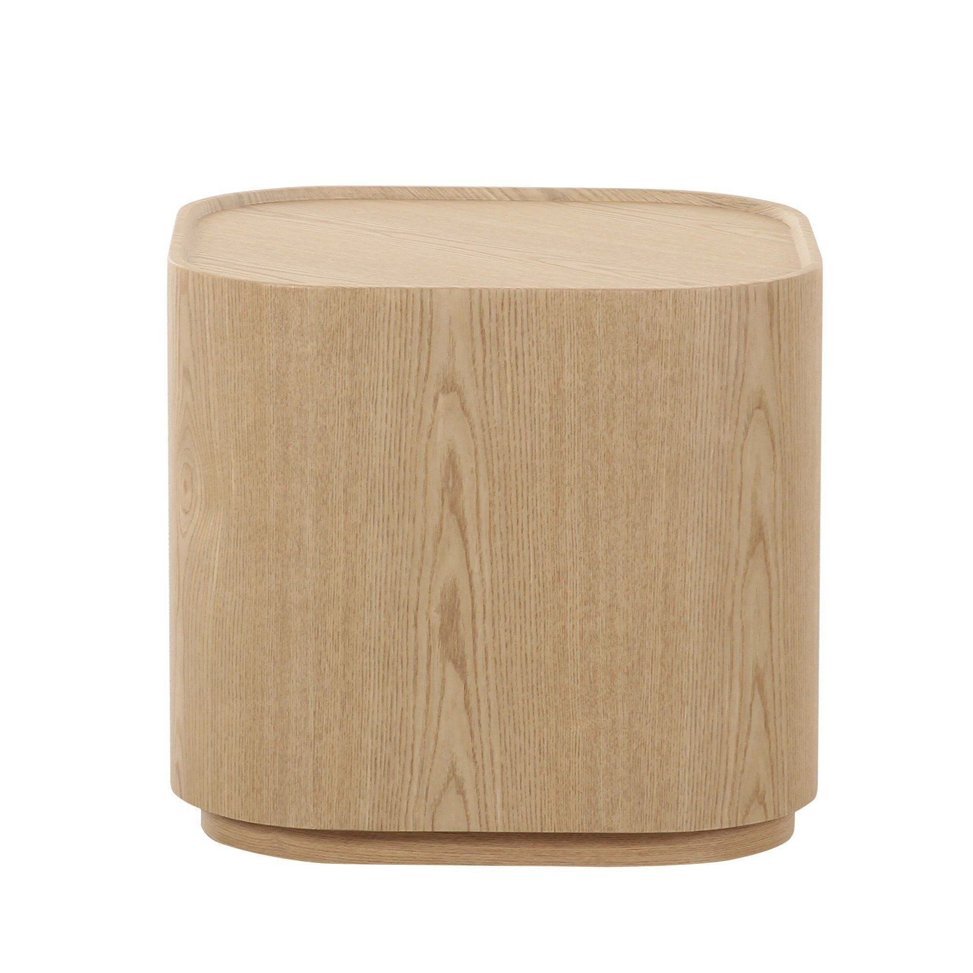 Modrest Quillen Modern Natural Ash Square End Table