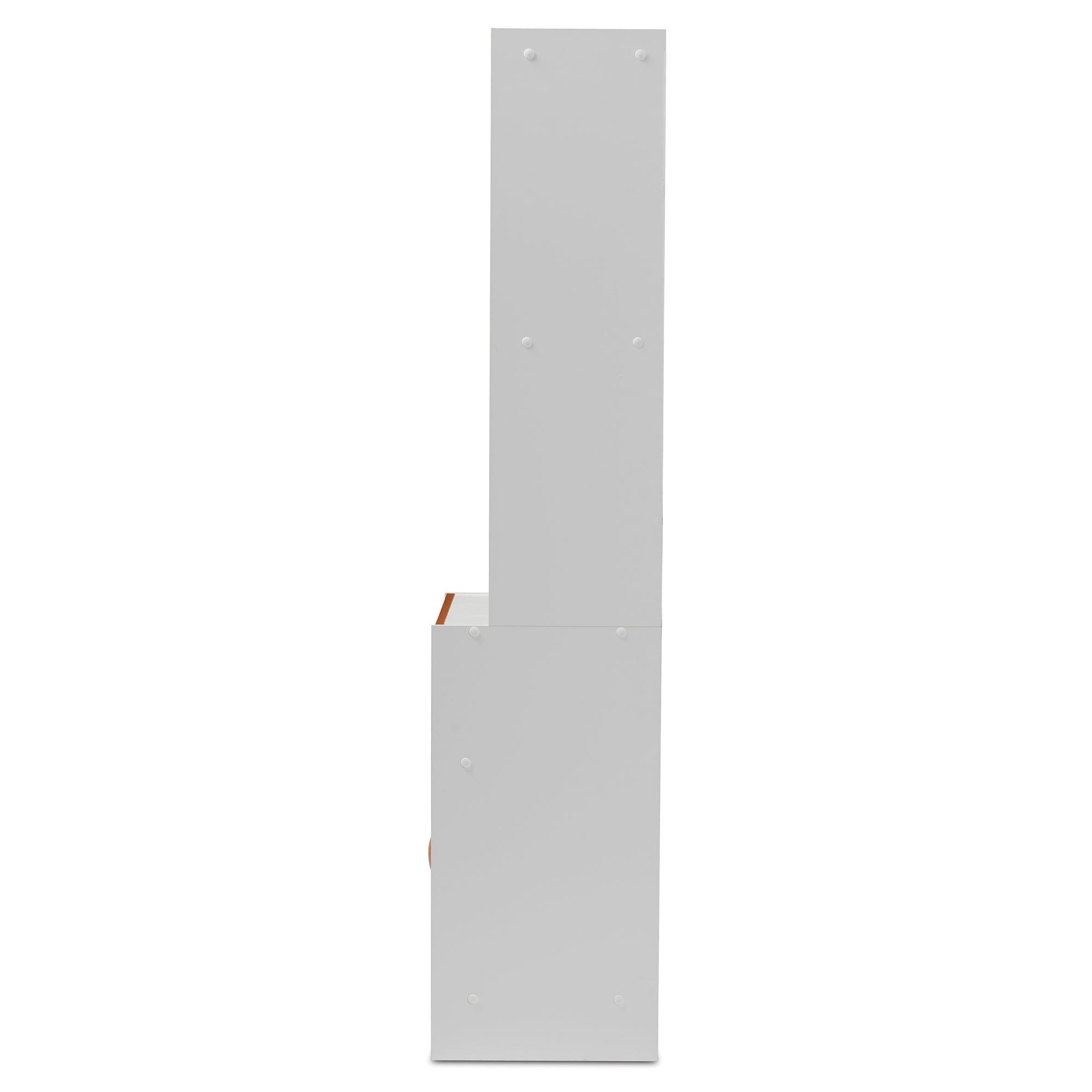 Laurana Modern and Contemporary and Cherry Finished Kitchen Cabinet