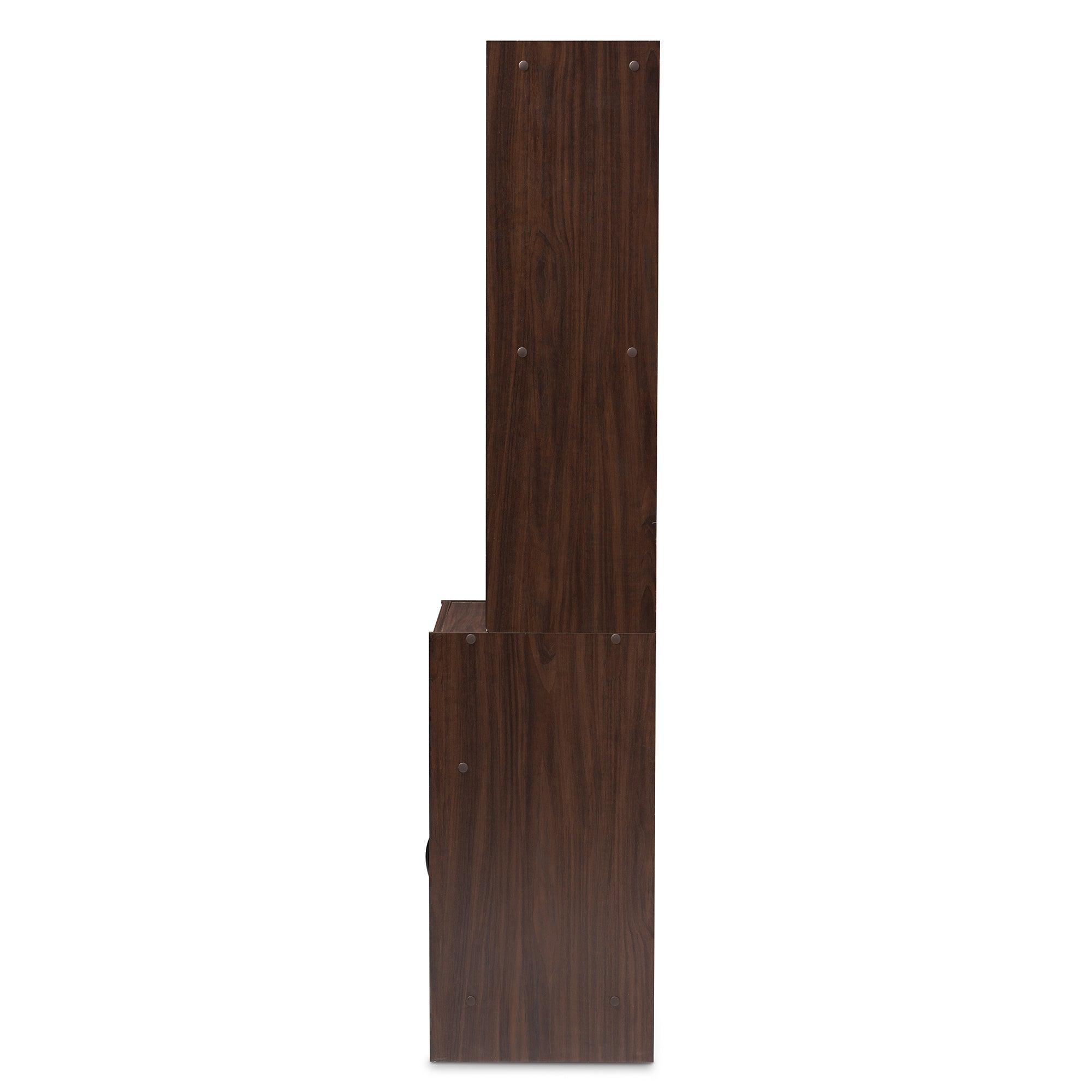 Laurana Modern and Contemporary Dark Finished Kitchen Cabinet