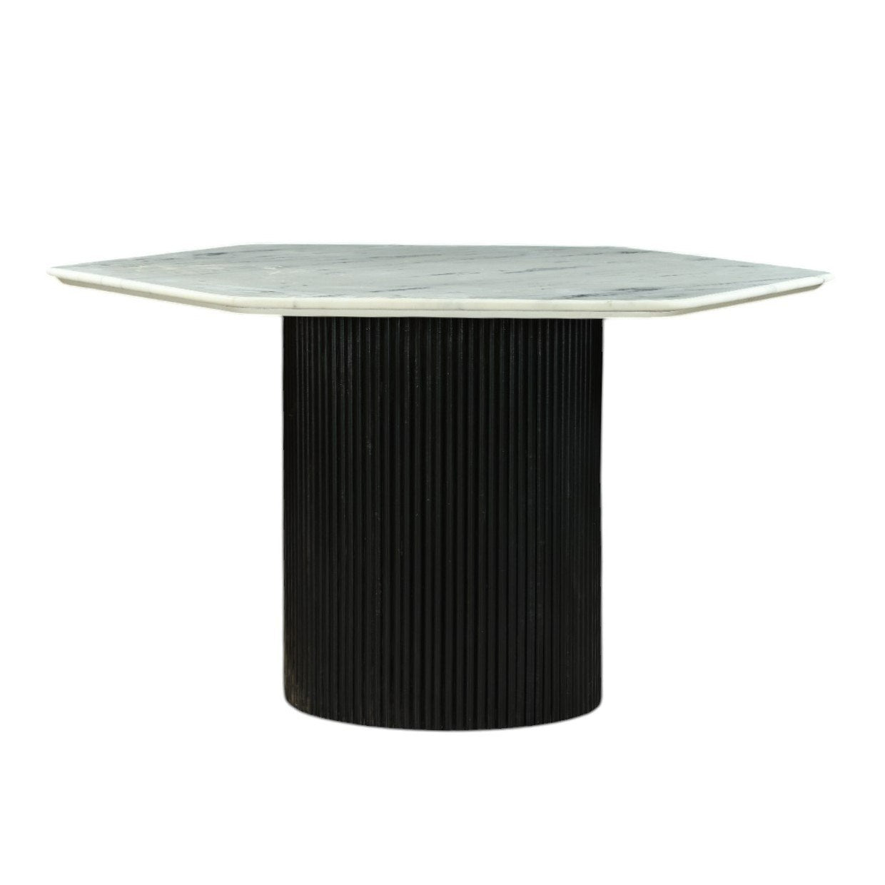 Modrest Rivas Modern Marble Hex Dining Table
