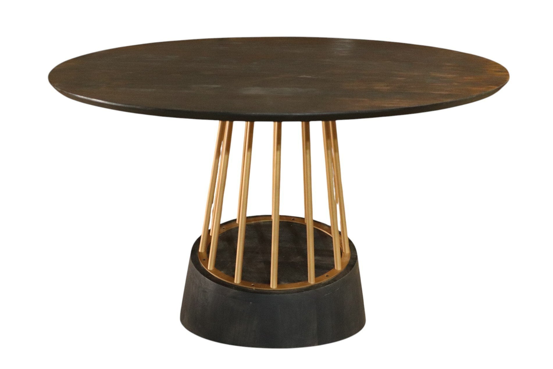 Modrest Cotopaxi Modern Charcoal Round Dining Table
