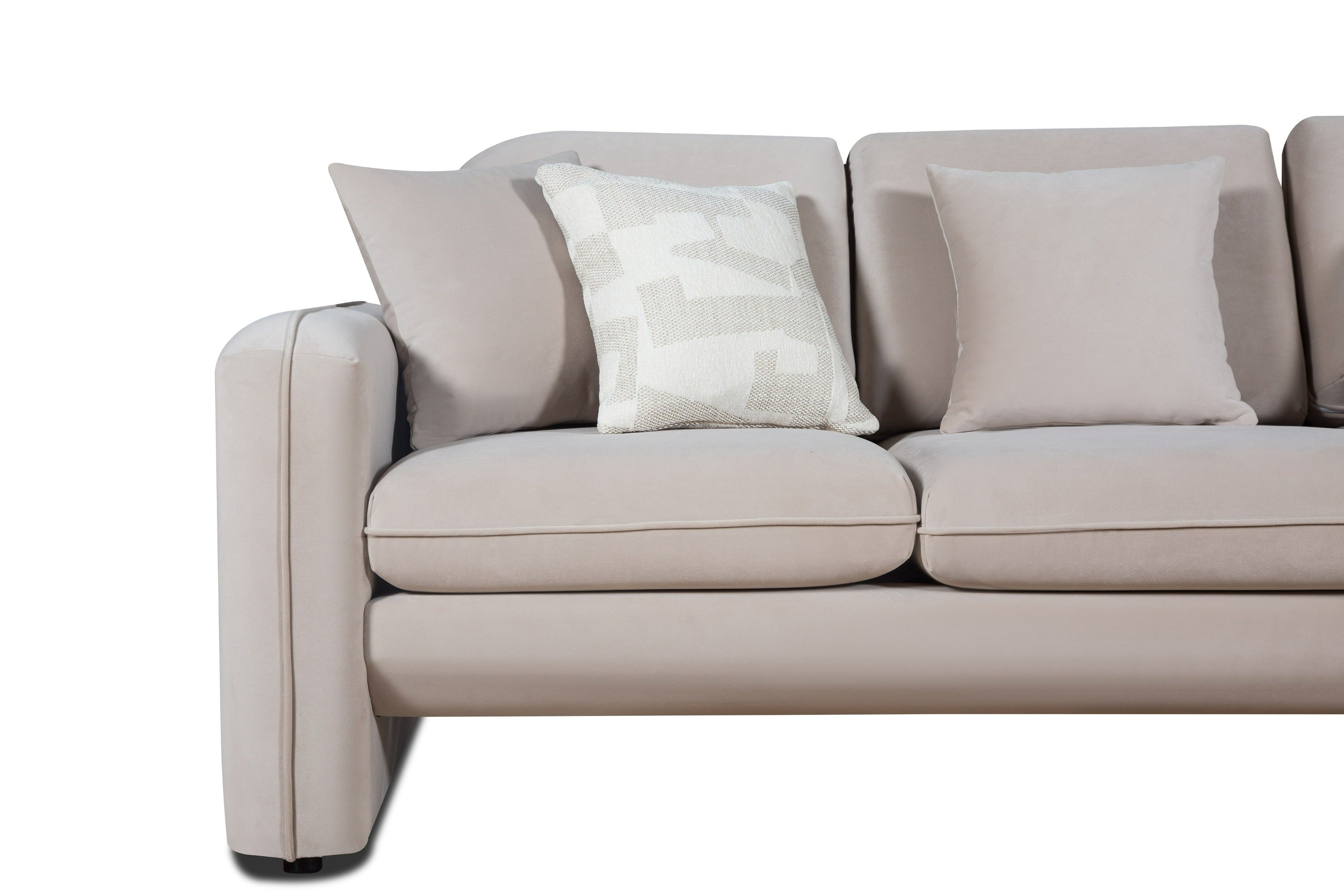Gaston Modern Velvet Sofa