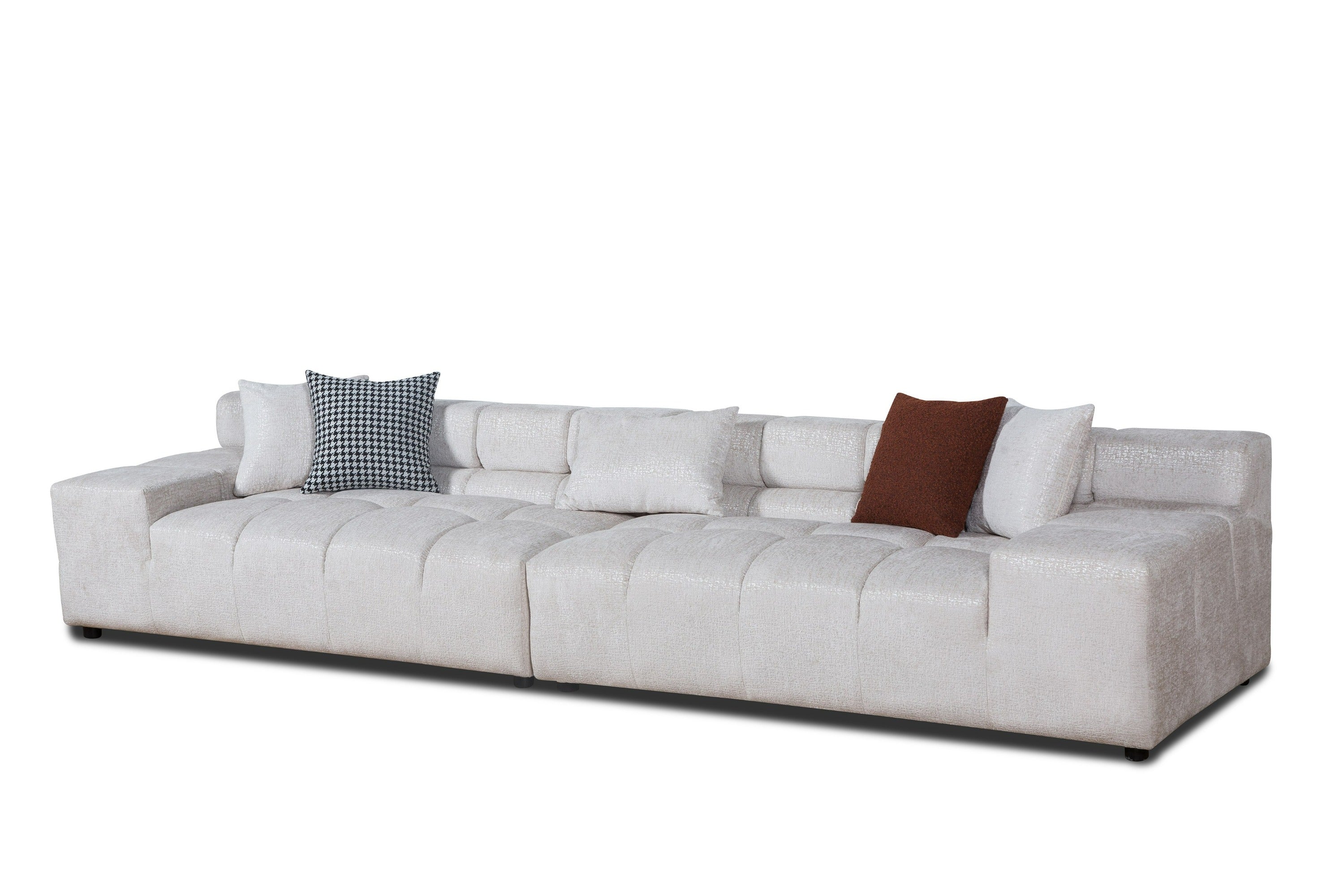 Rhonda Modern Fabric Modular Sectional Sofa