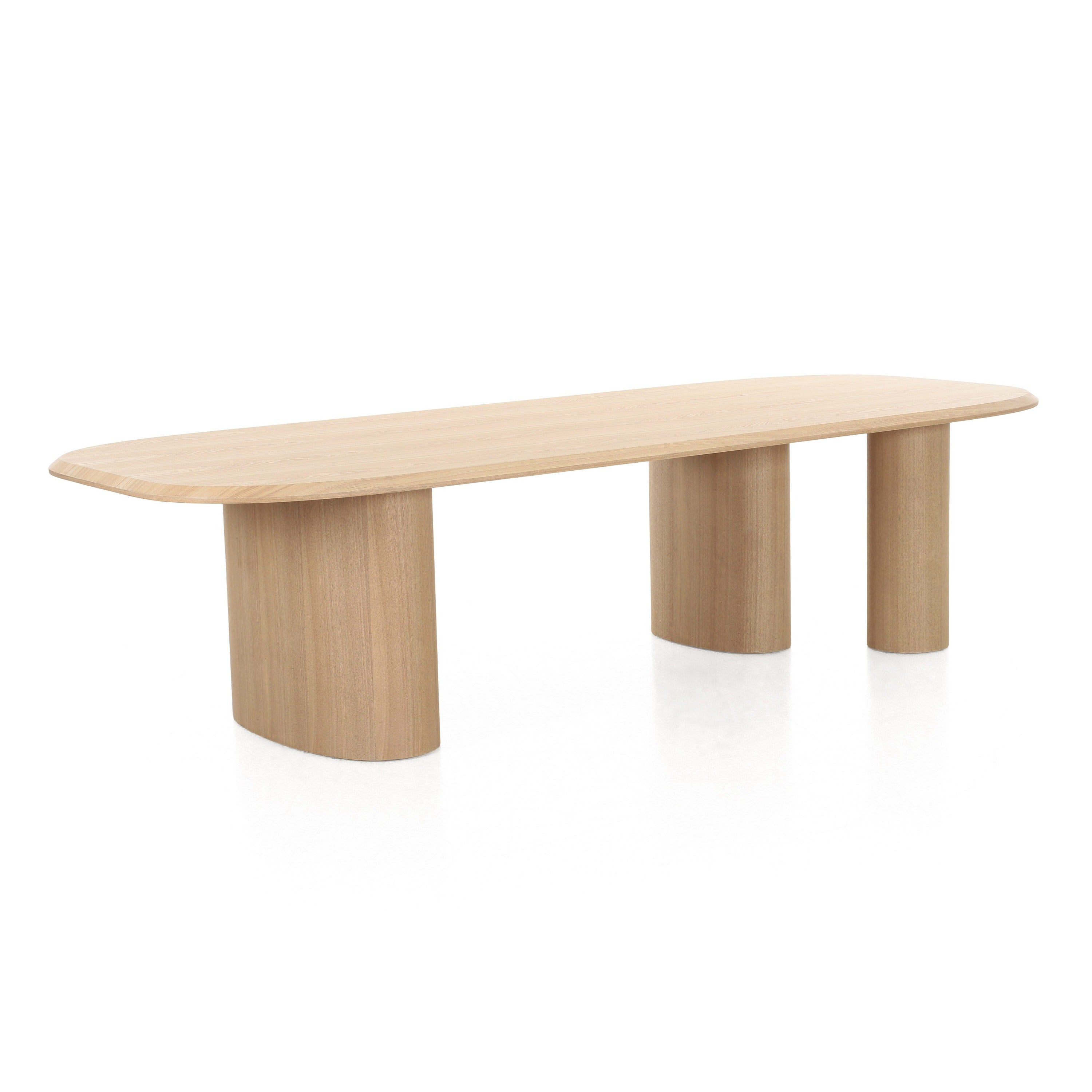 Modrest Summit Modern 118" Natural Ash Dining Table