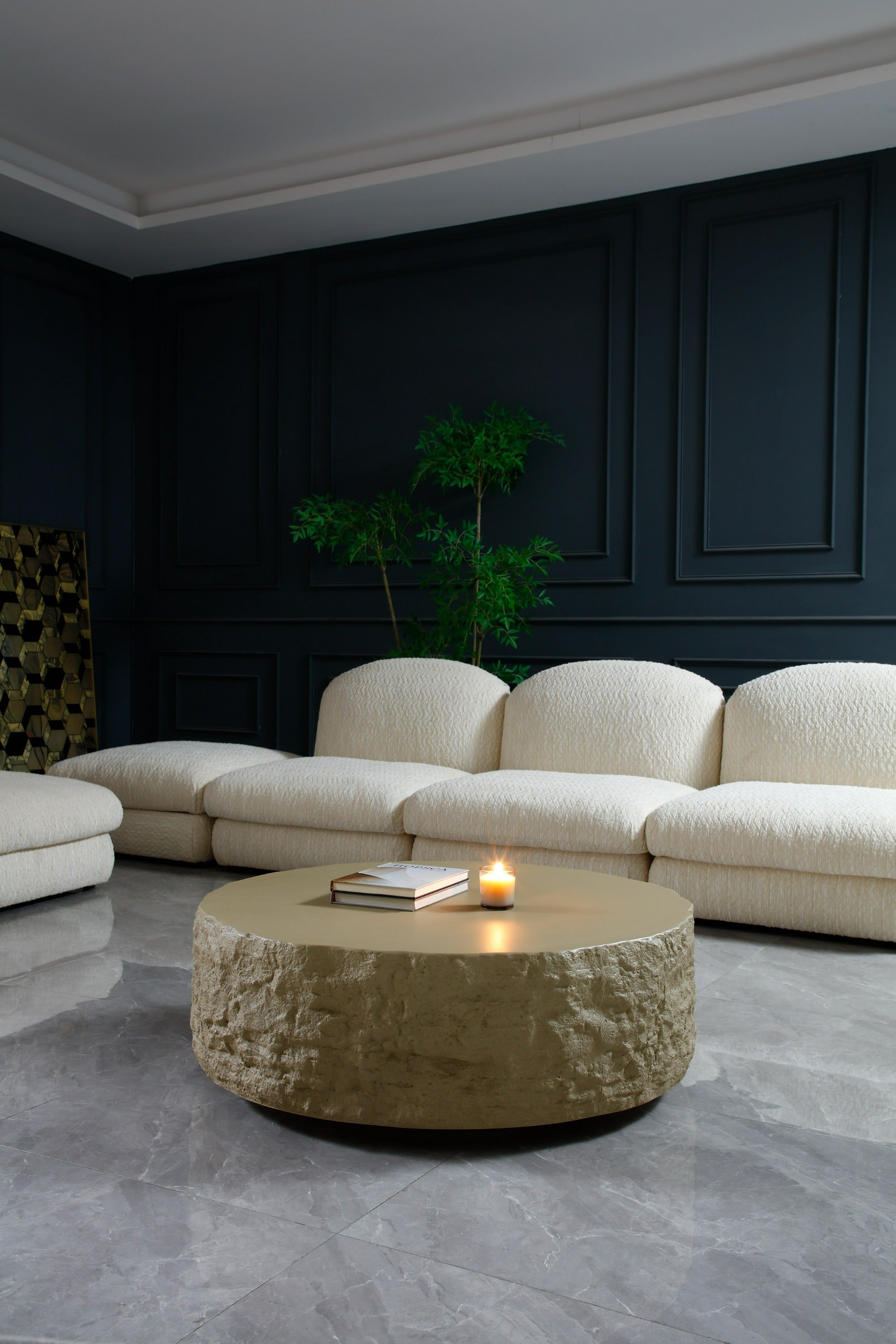 Quarry Modern Round Coffee Table