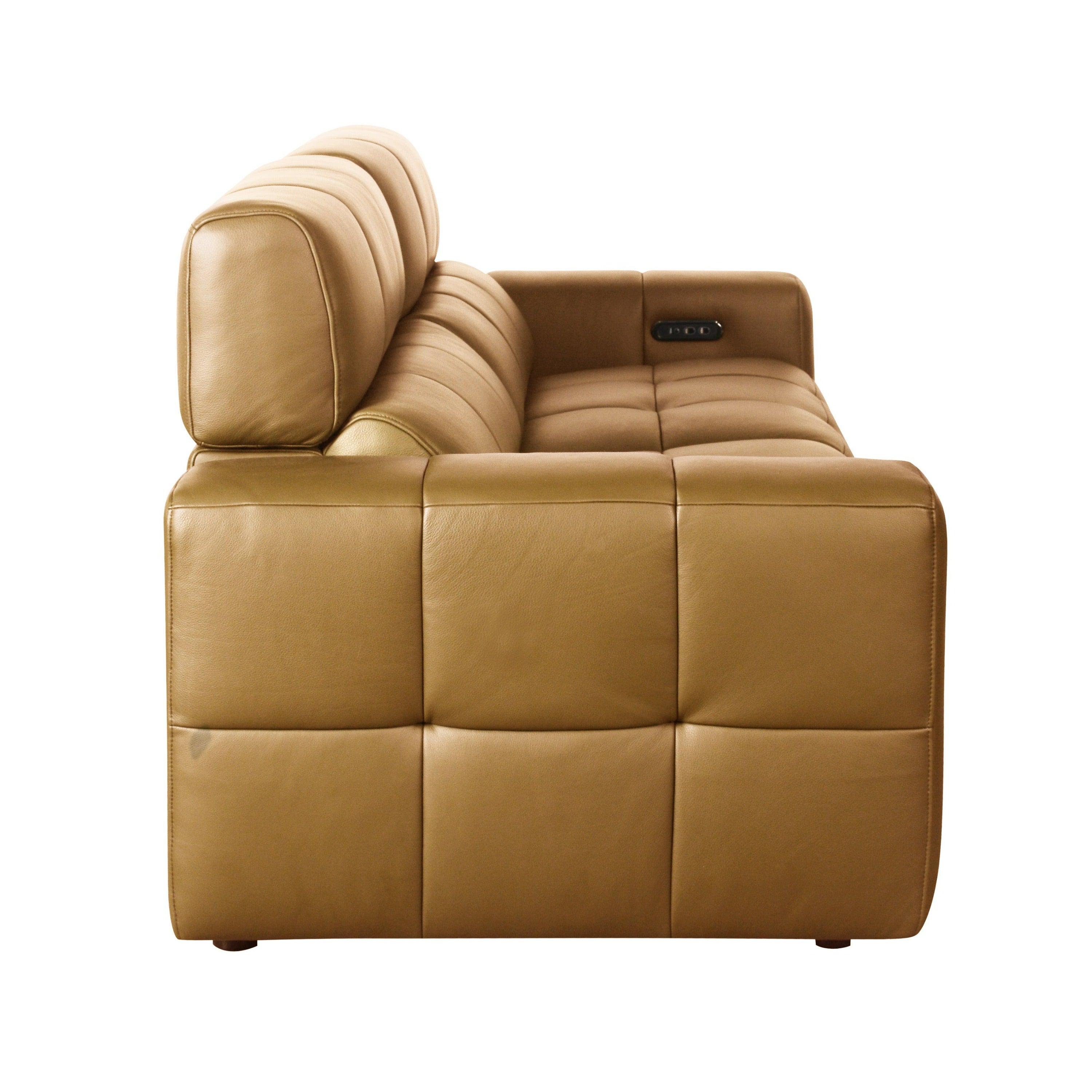 Divani Casa Chevak Modern Leather Sofa w/ 2 Recliners