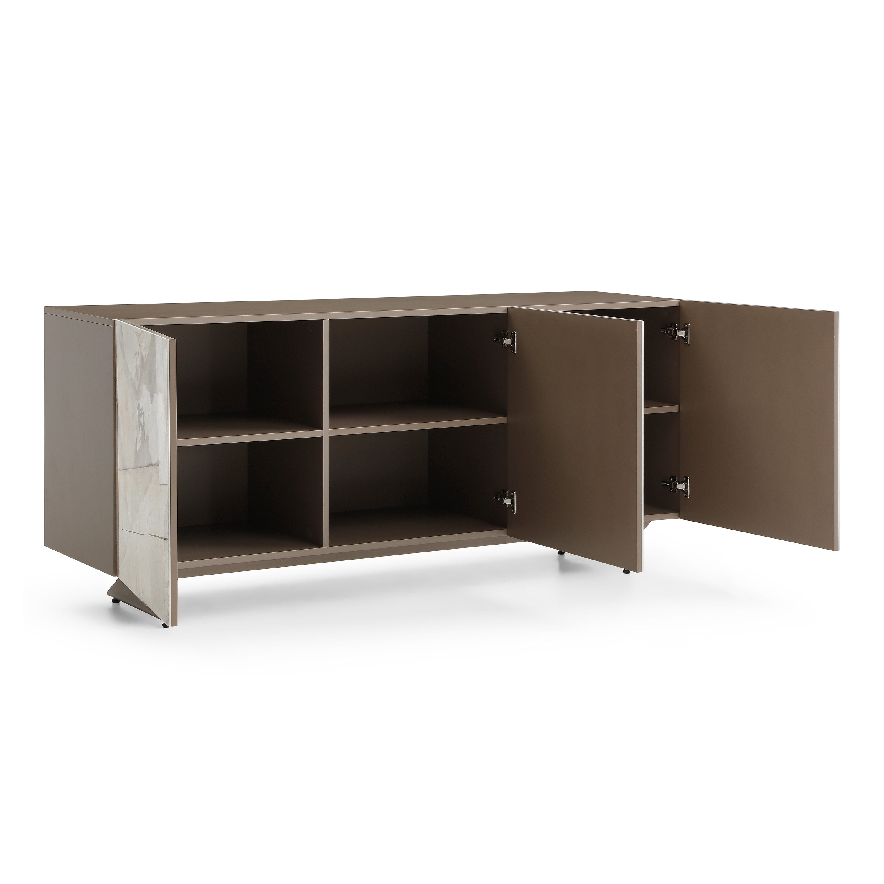 Dunster Contemporary Ceramic and Metallic Buffet