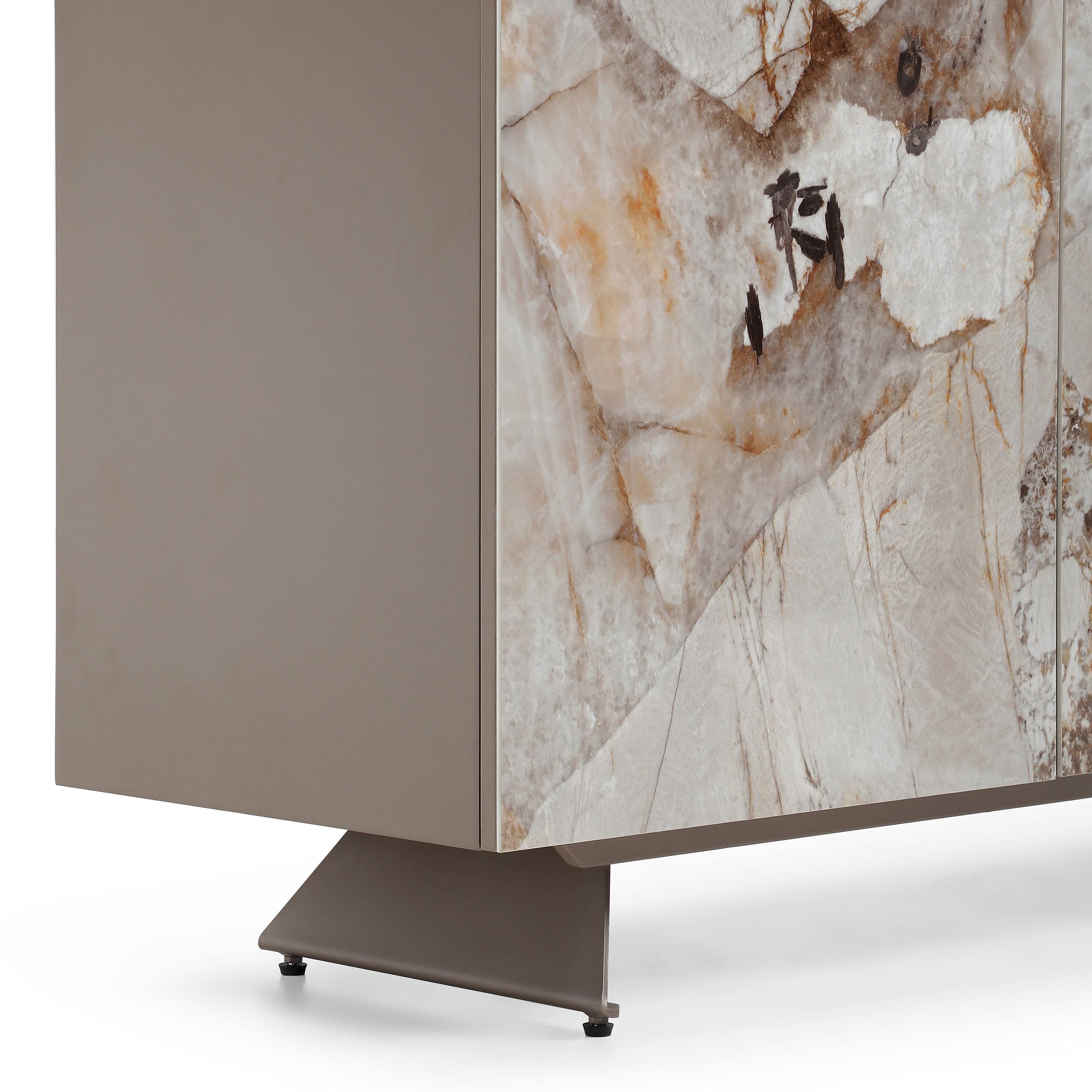 Dunster Contemporary Ceramic and Metallic Buffet