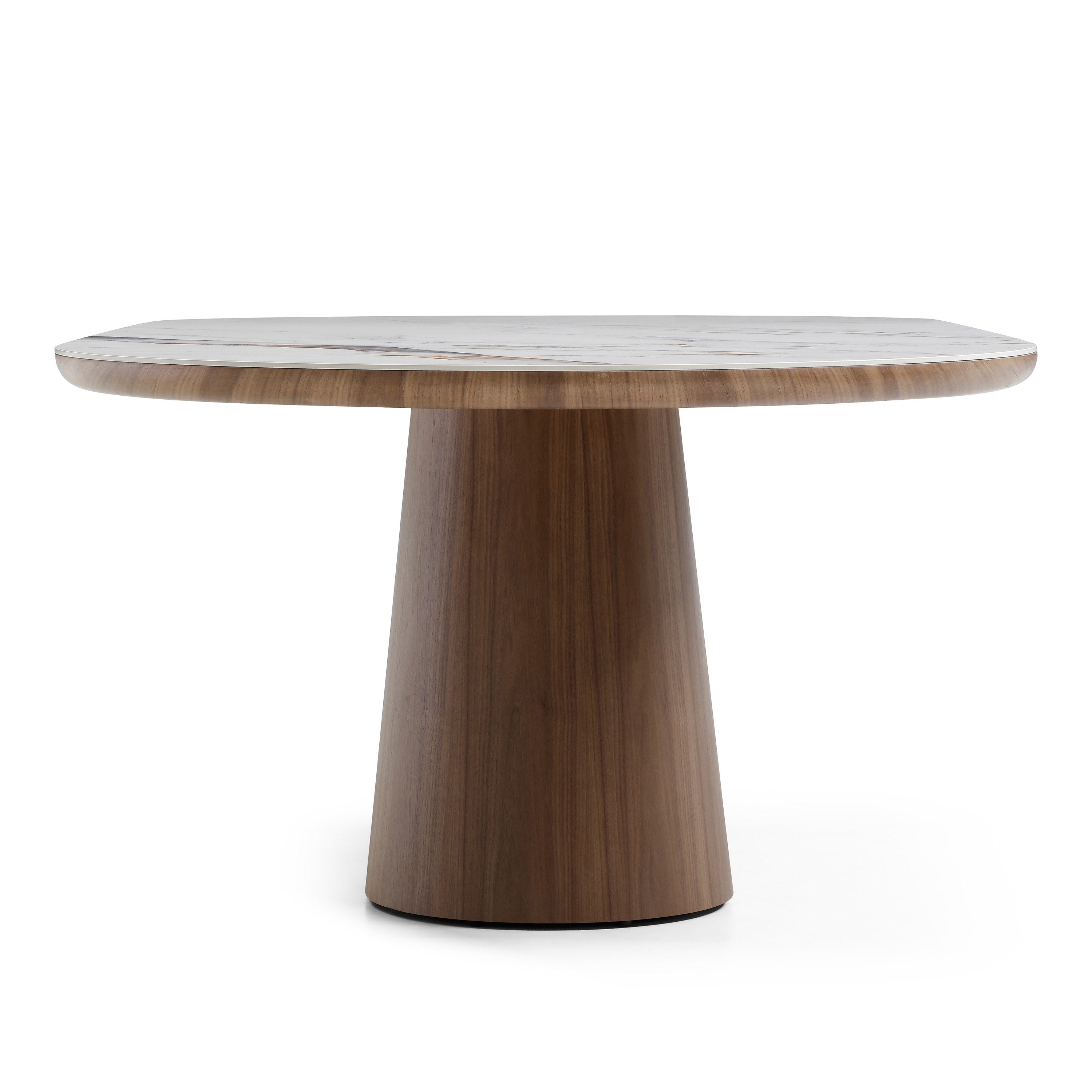 Foster Contemporary Ceramic Oval Dining Table