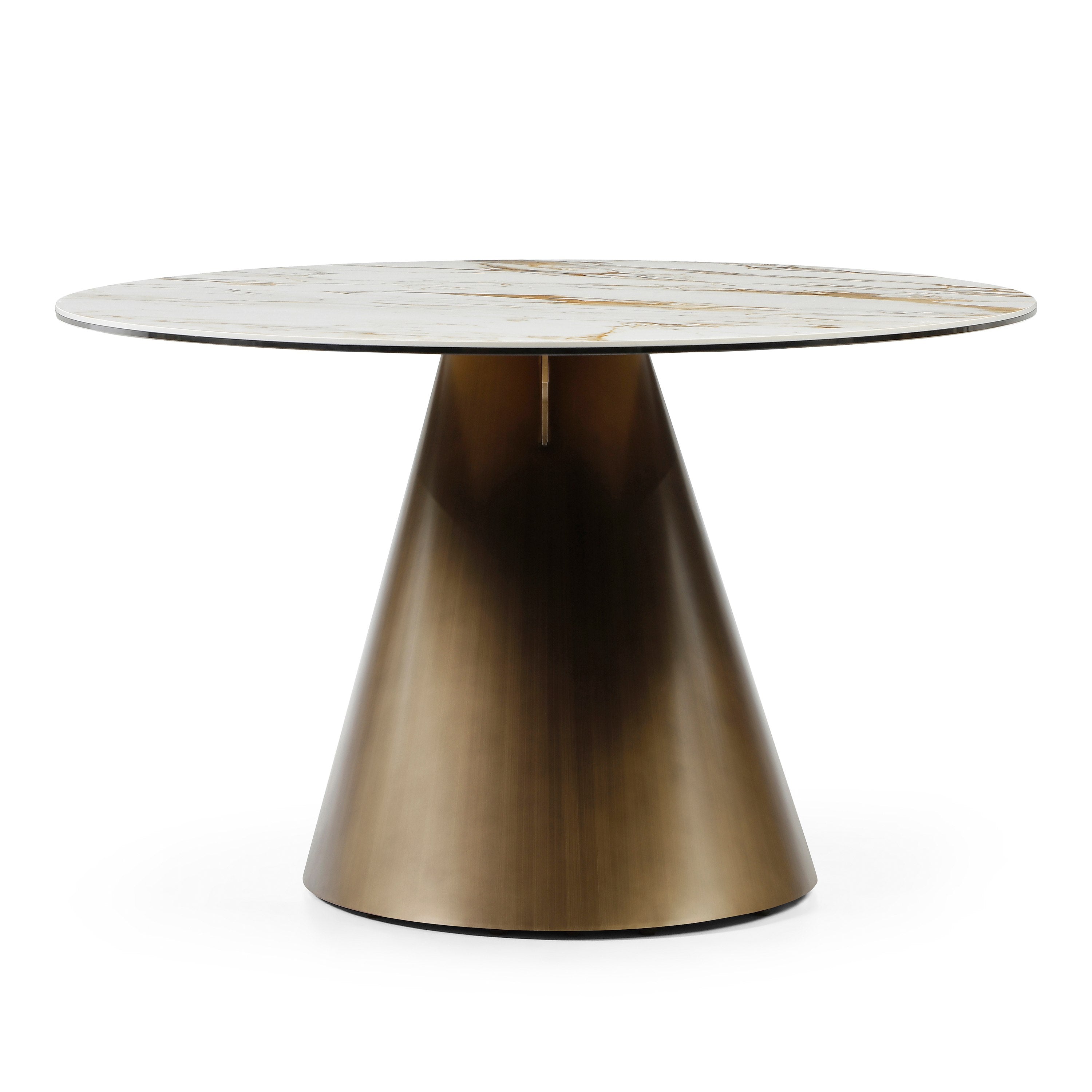 Gresham Contemporary Ceramic Brushed Dining Table