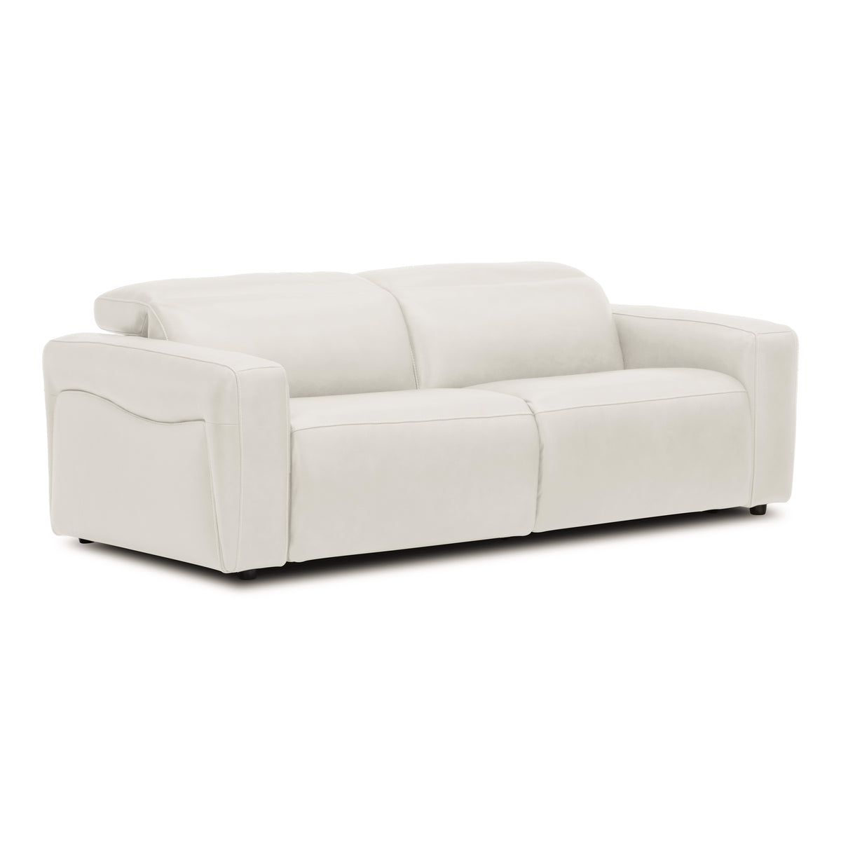 Nouveau Jessop - Modern Leather Sofa 2 Recliners