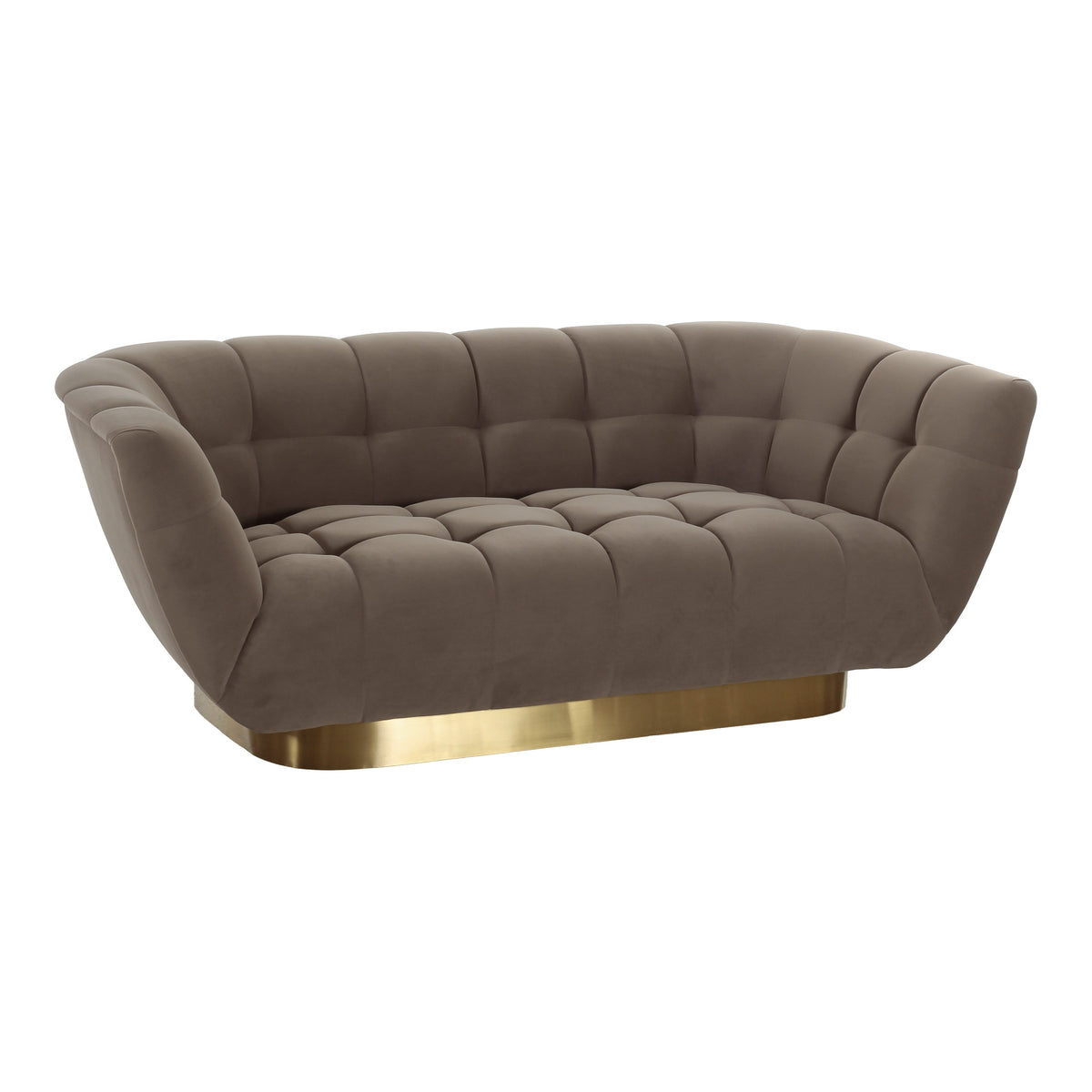 Granby - Glam Fabric Loveseat